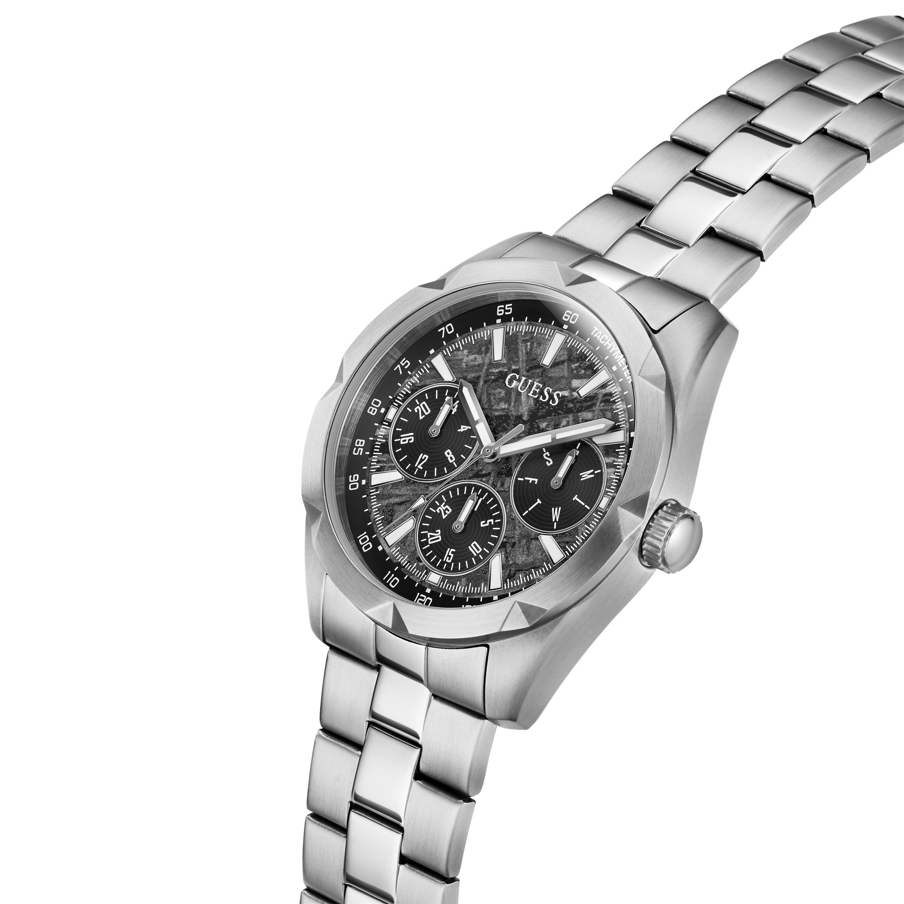 Black/Silver - Guess - GesJwl Rocco Watch Sn71 - 4