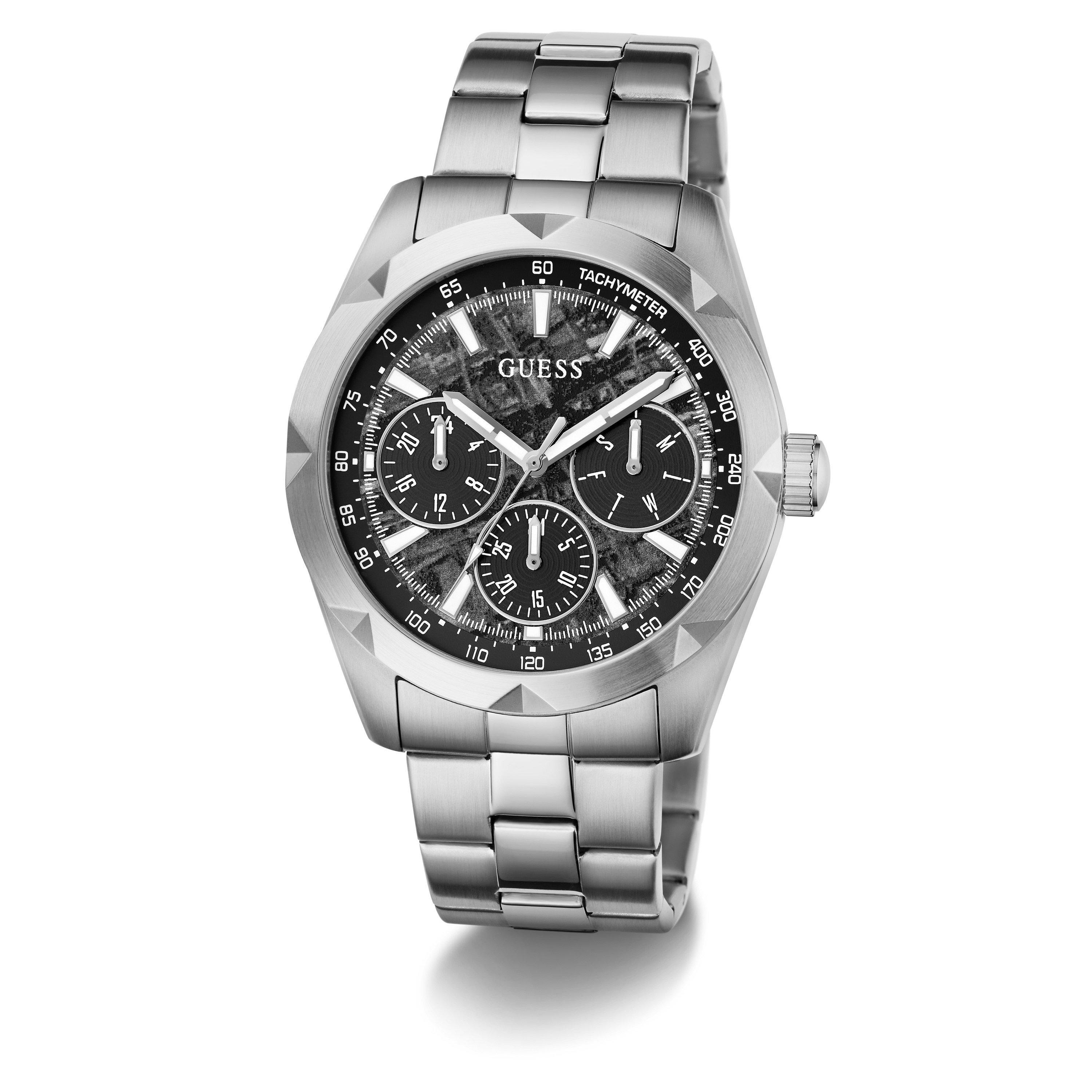 Black/Silver - Guess - GesJwl Rocco Watch Sn71 - 5