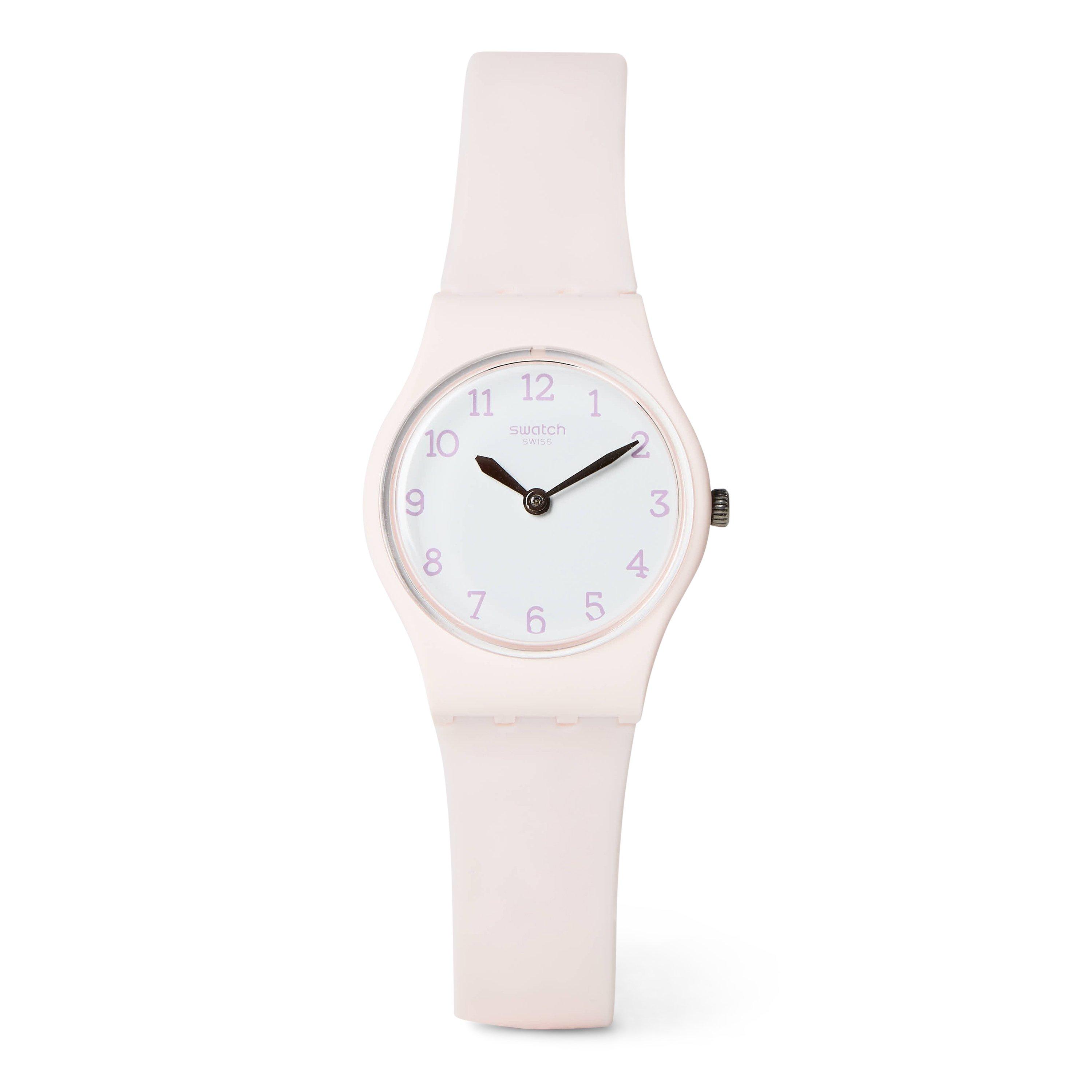 Swatch  Core Analogue Quartz Watch - Pinkbelle