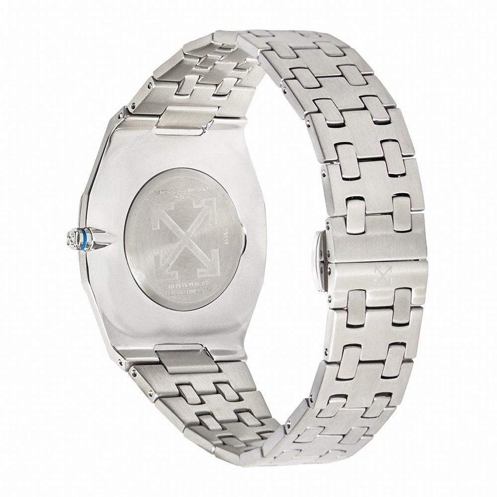 Blue/Silver - Off White - On Time Watch - 4