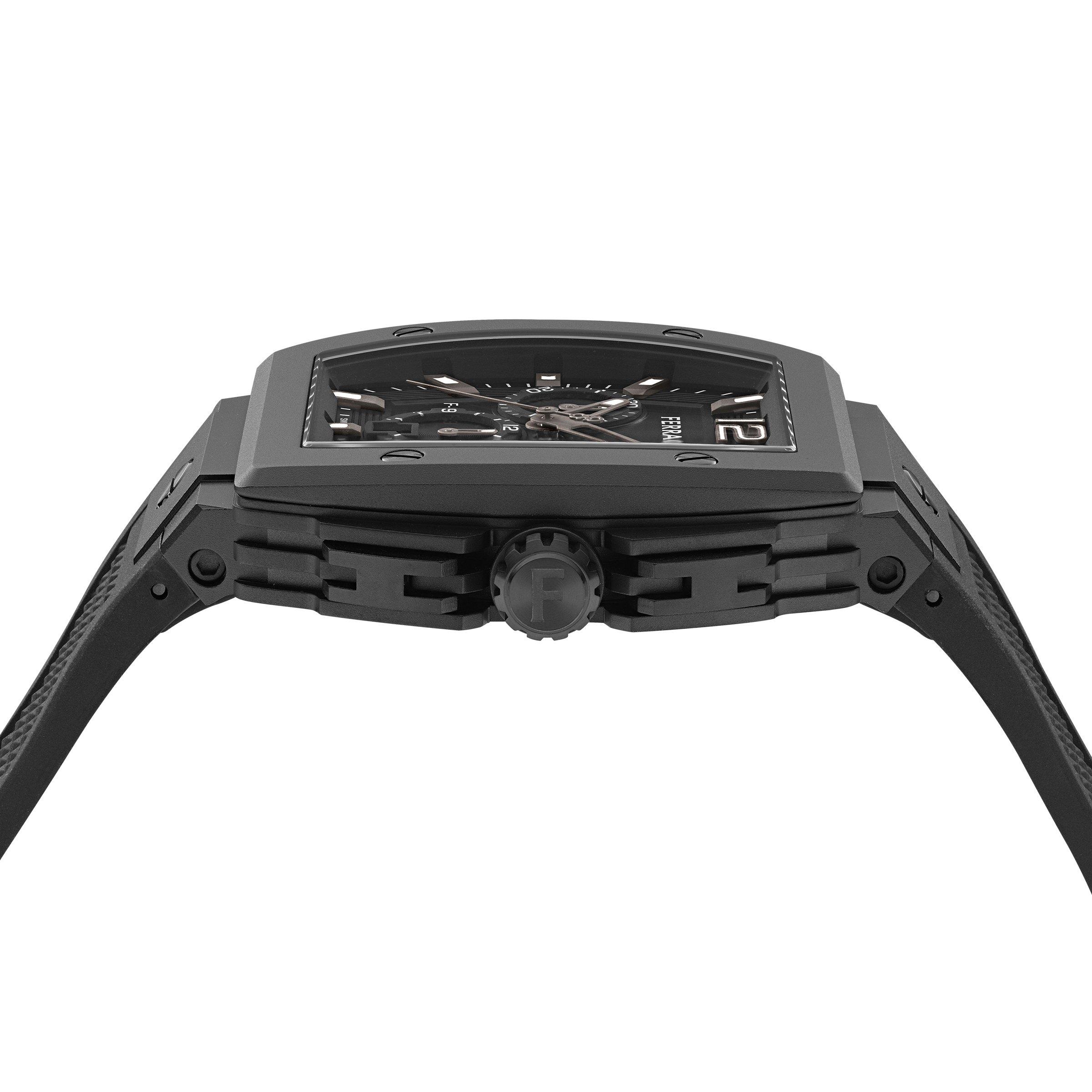 Black/Black - Ferragamo - Men's F-80 Analogue Quartz Watch - 2