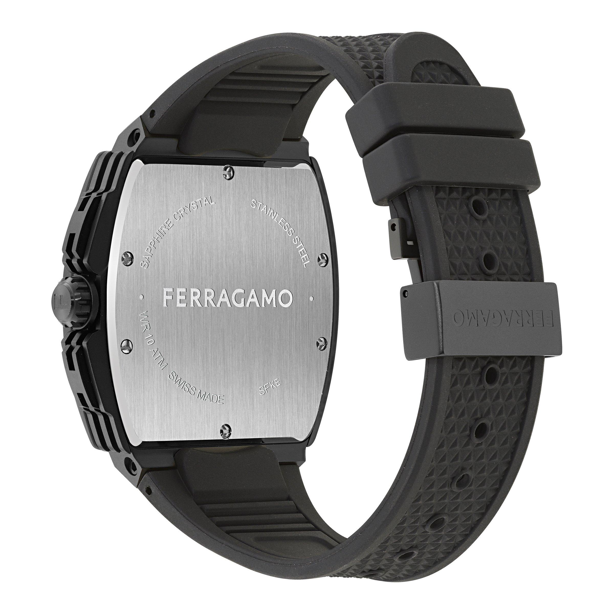 Black/Black - Ferragamo - Men's F-80 Analogue Quartz Watch - 3