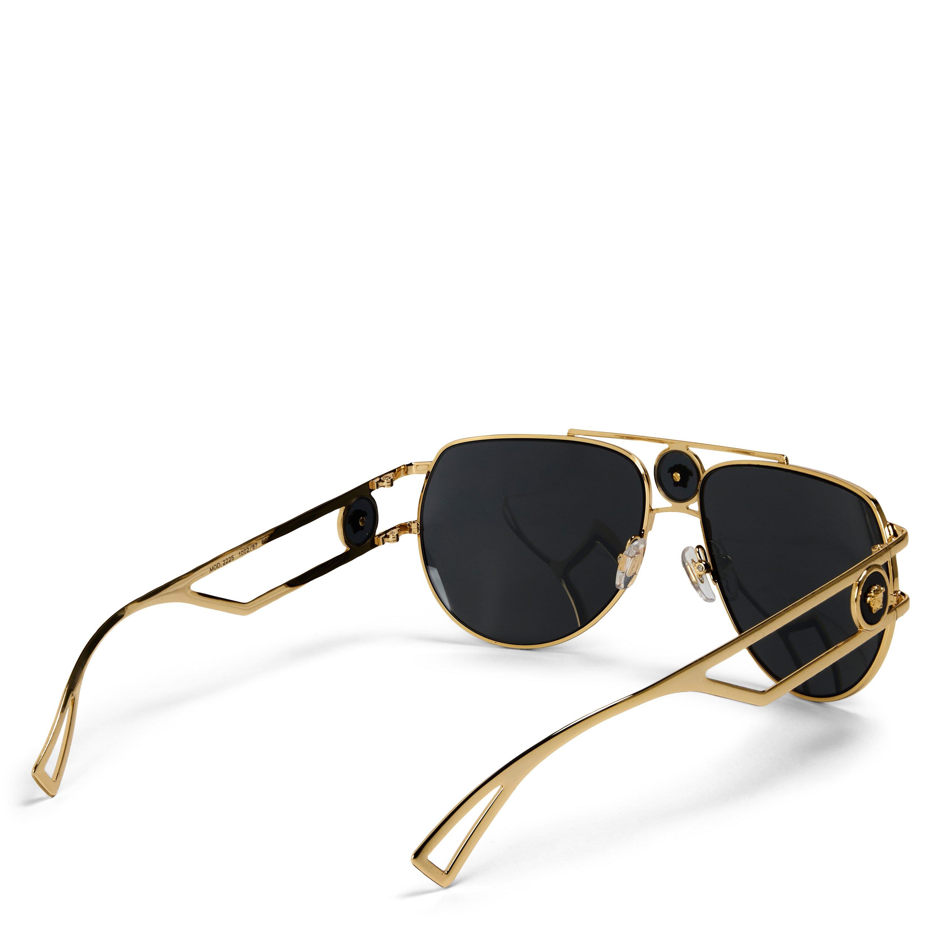Gold/Black - Versace - Versace 0VE2225 Sn63 - 2