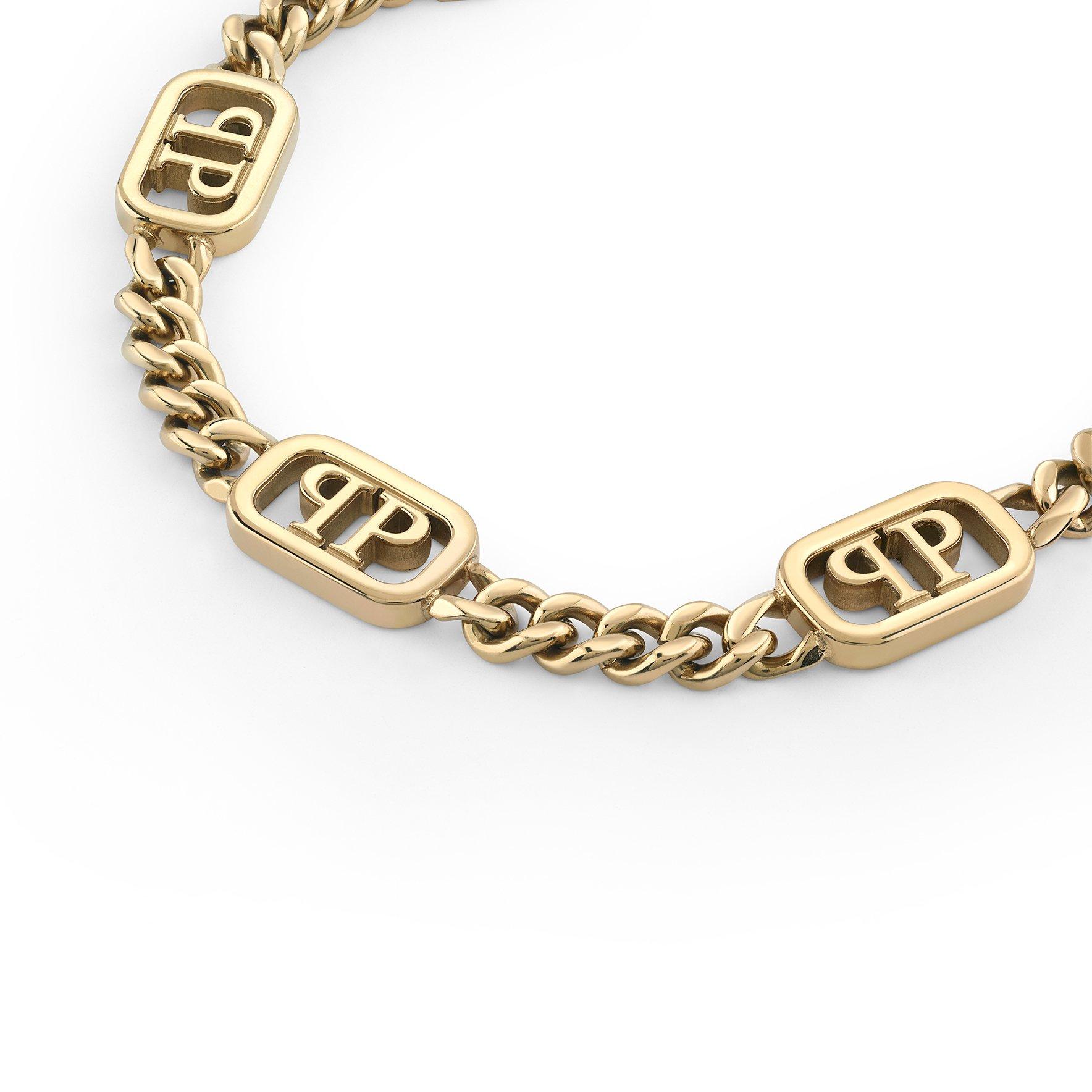 Philipp Plein Jewellery Men's Plein Lettering Chain Bracelet | Sports ...