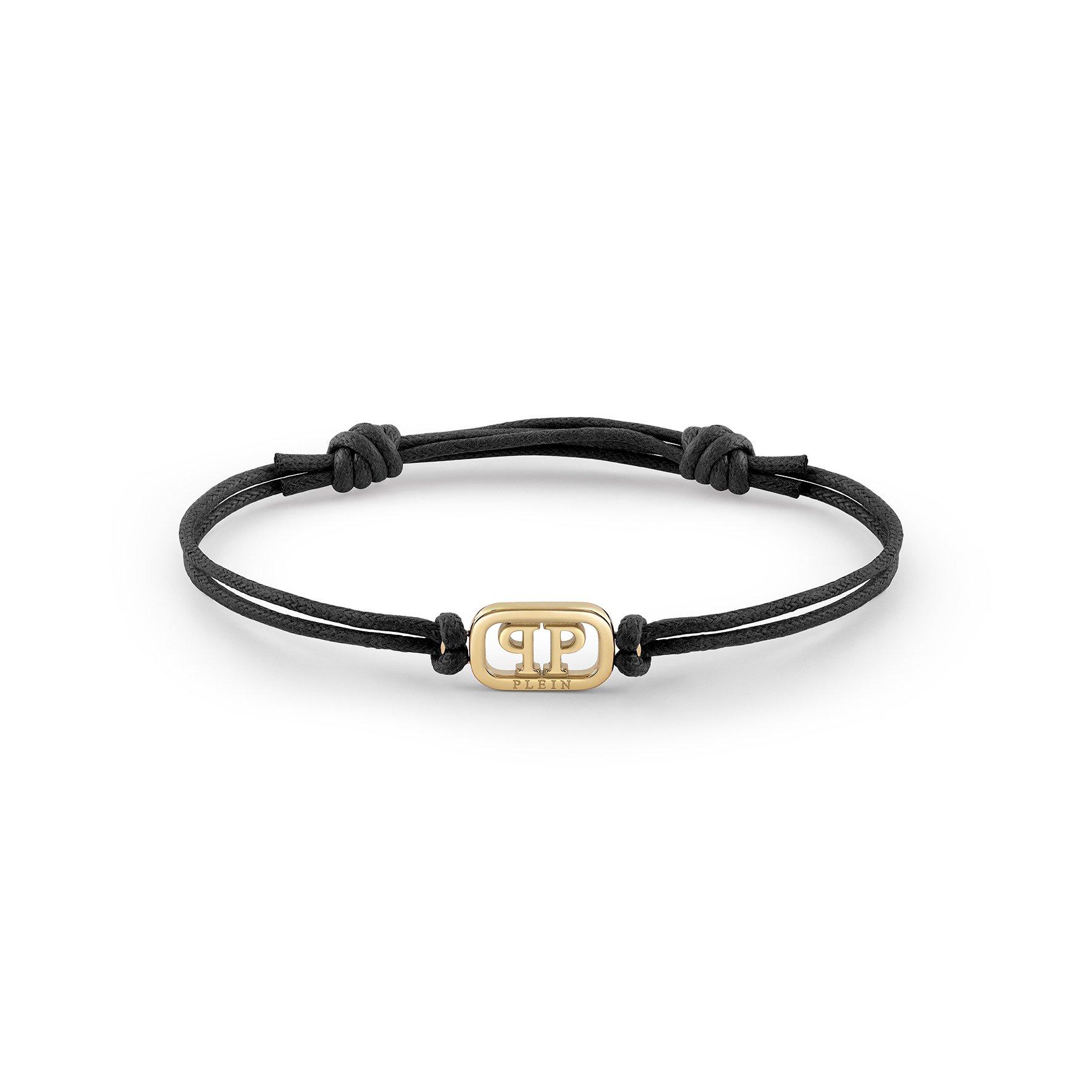 Philipp Plein Men's Plein Lettering Cuff Bracelet - Gold
