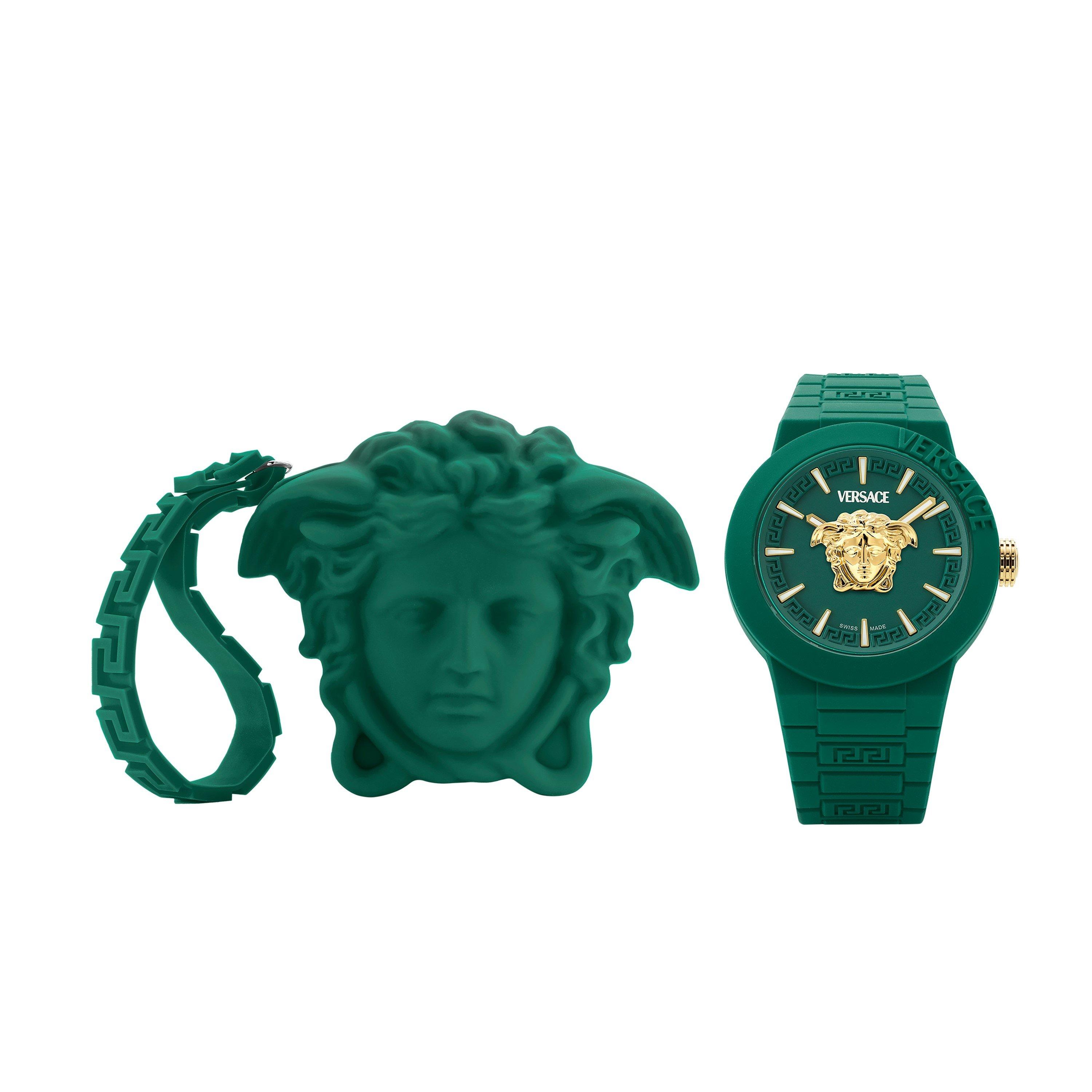 Green - Versace - Men's V Pop Analogue Quartz Watch - 4