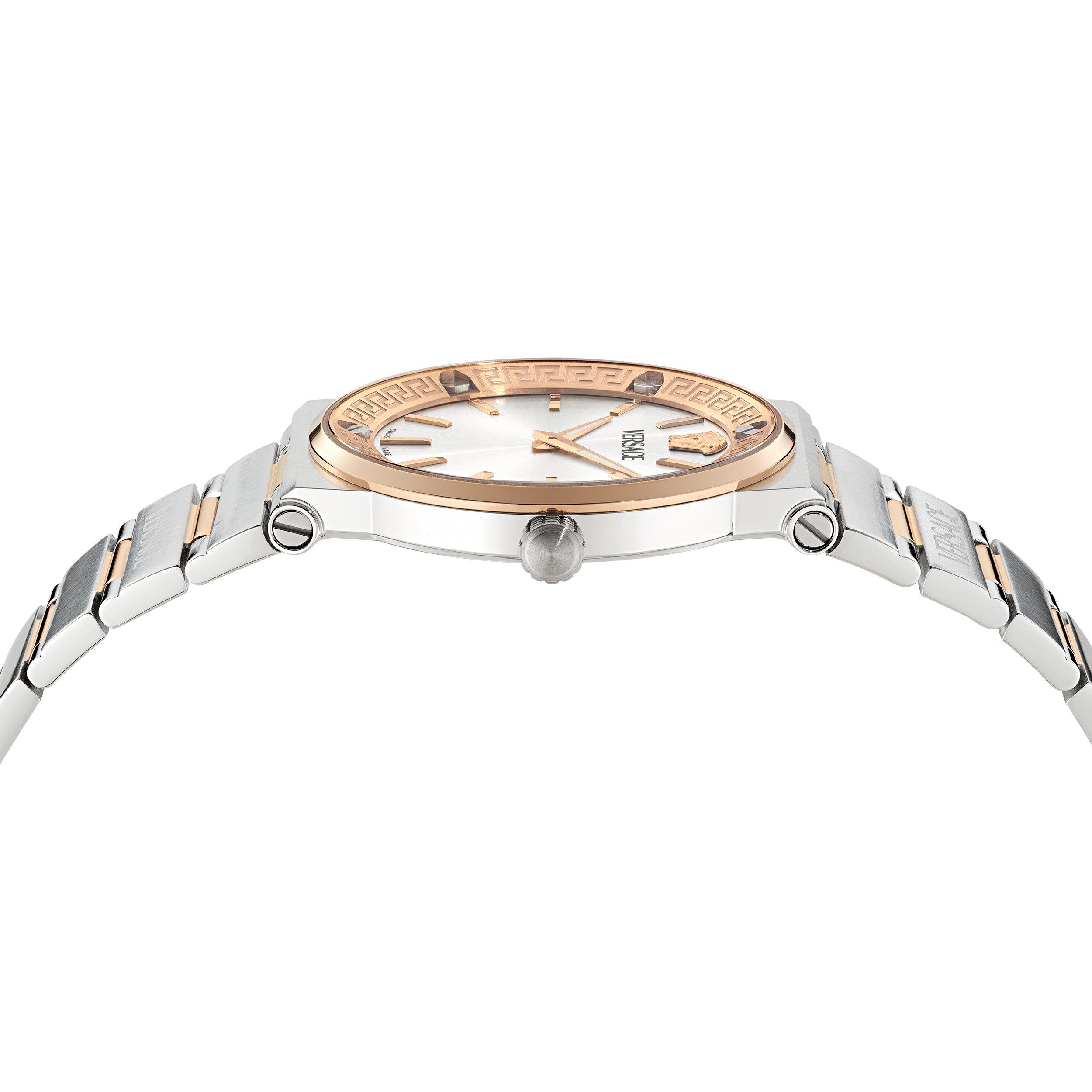 Silver - Versace - Greca Logo Watch - 2