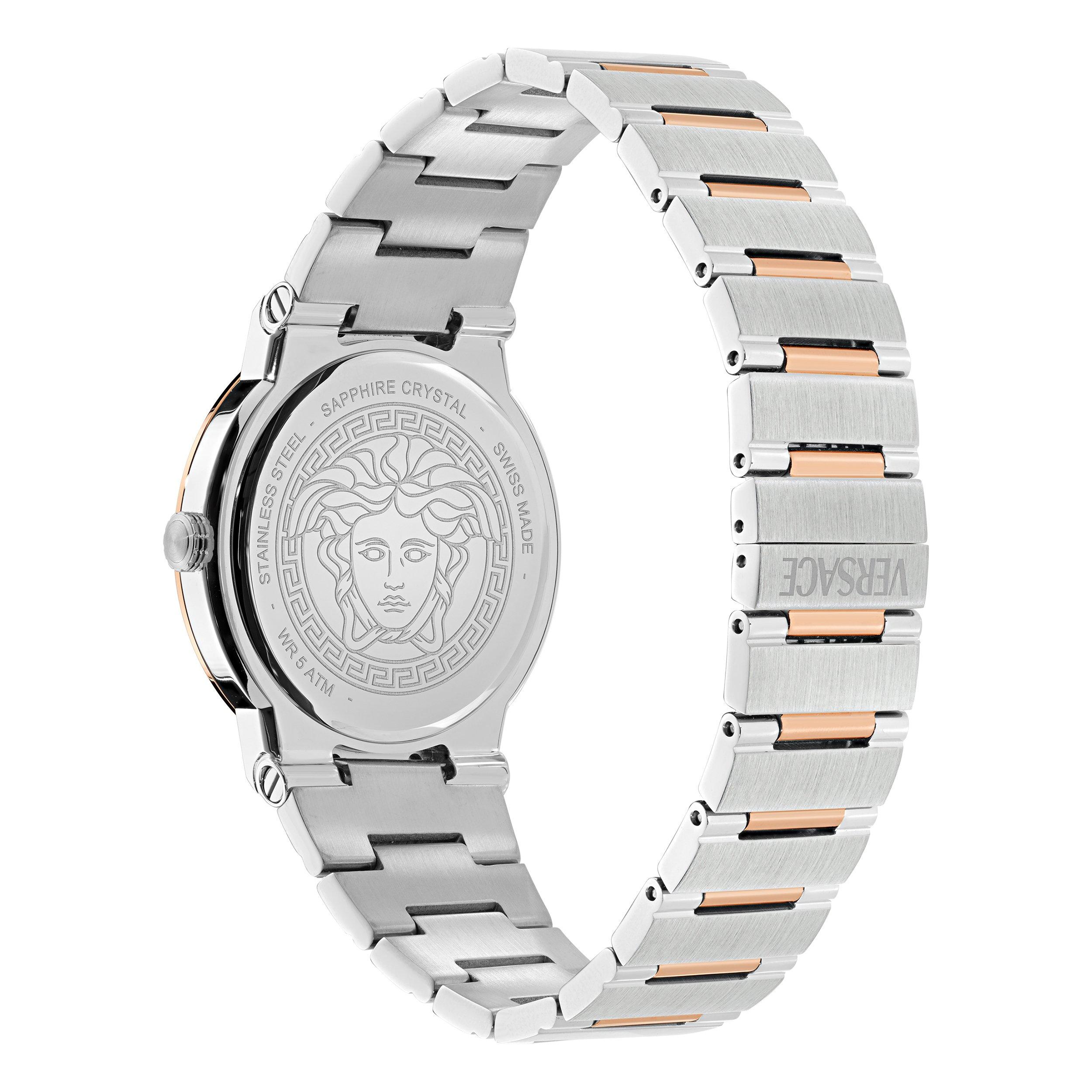 Silver - Versace - Greca Logo Watch - 3