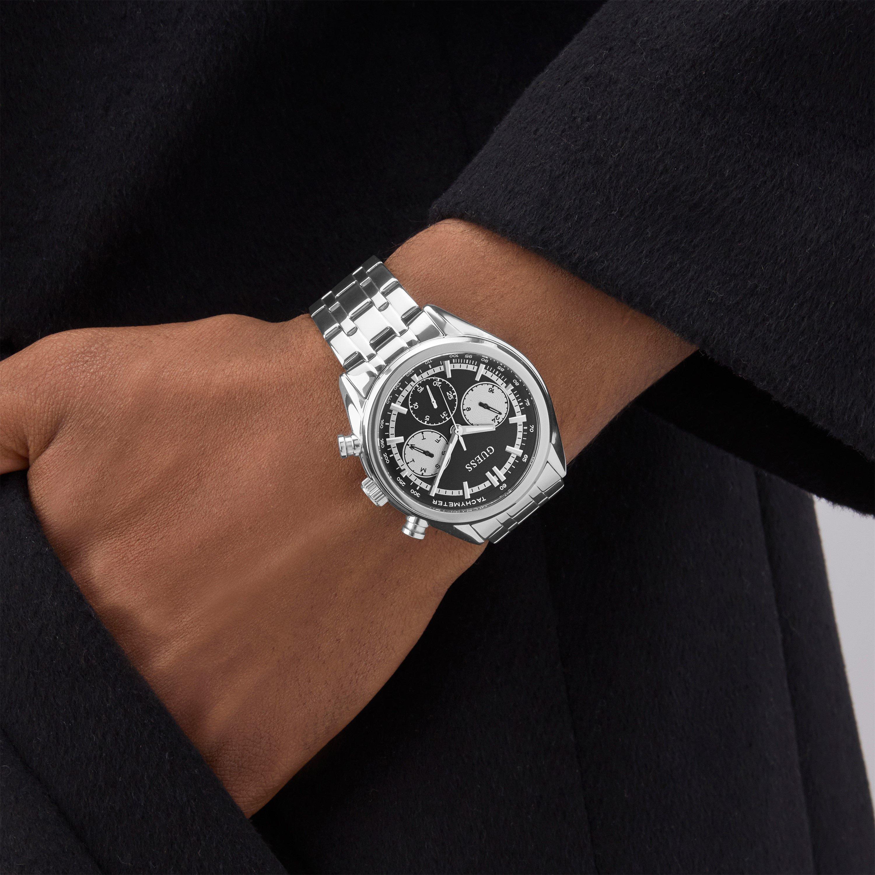 Black/Silver - Guess - GesJwl Dawson Watch Sn64 - 4
