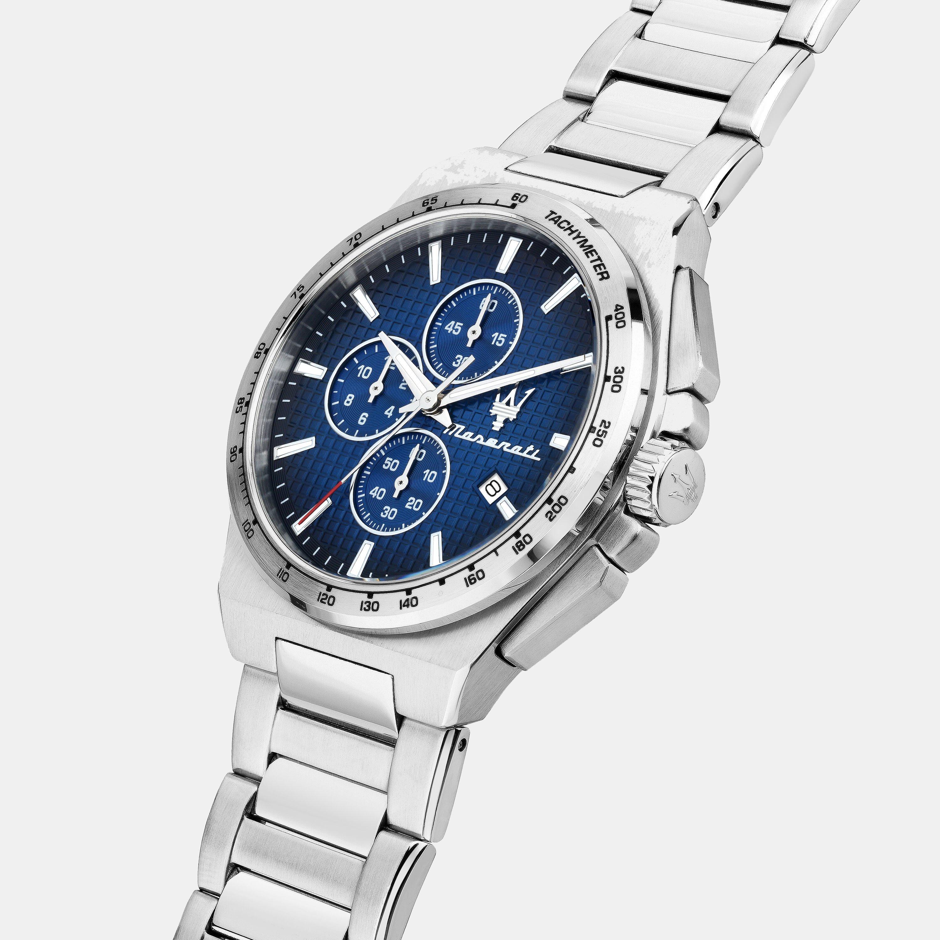 Blu - Maserati - Men's Velocita Quartz Analogue Quartz Watch - 4