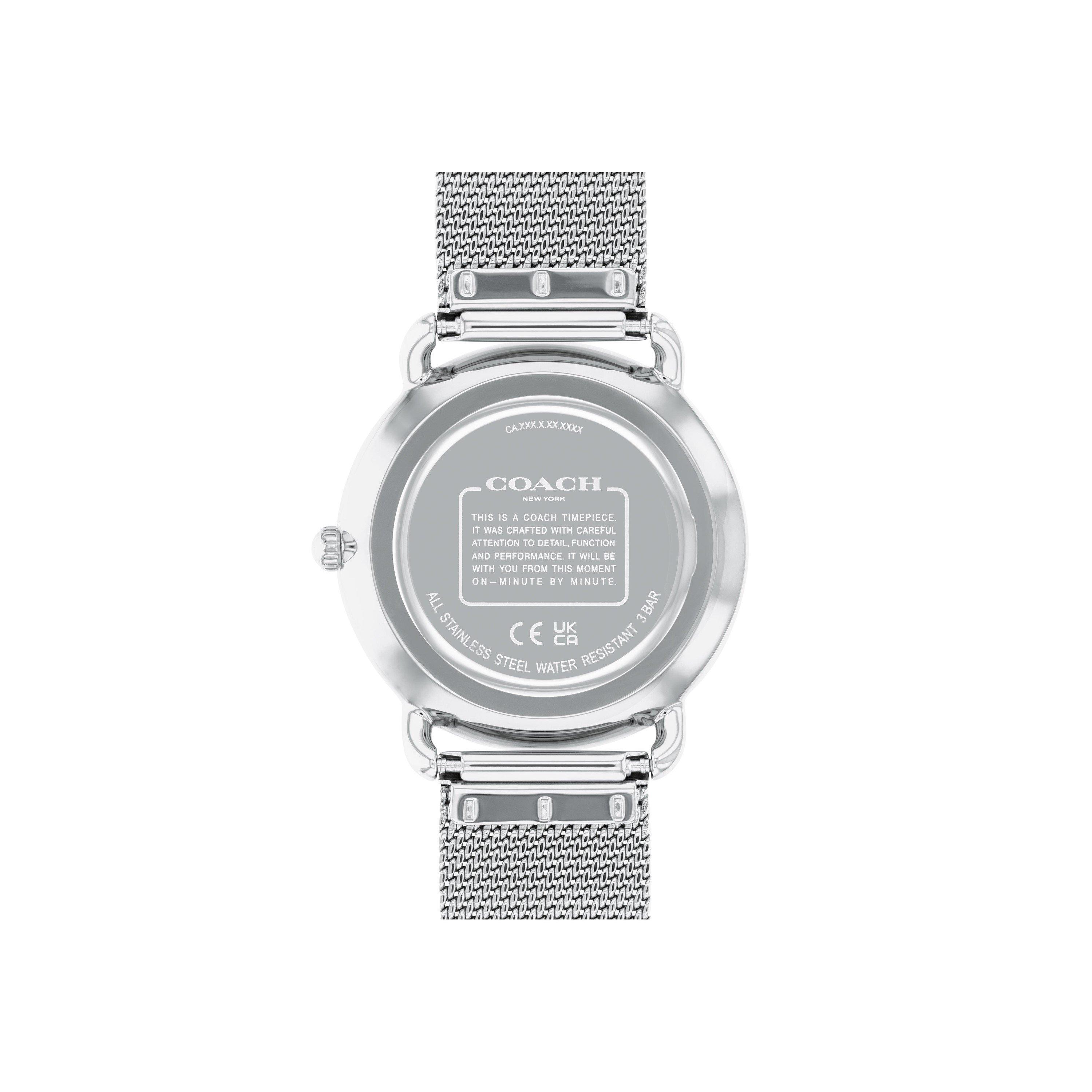 Silver - Coach - Coach Ladies Elliot Mesh Watch - 3