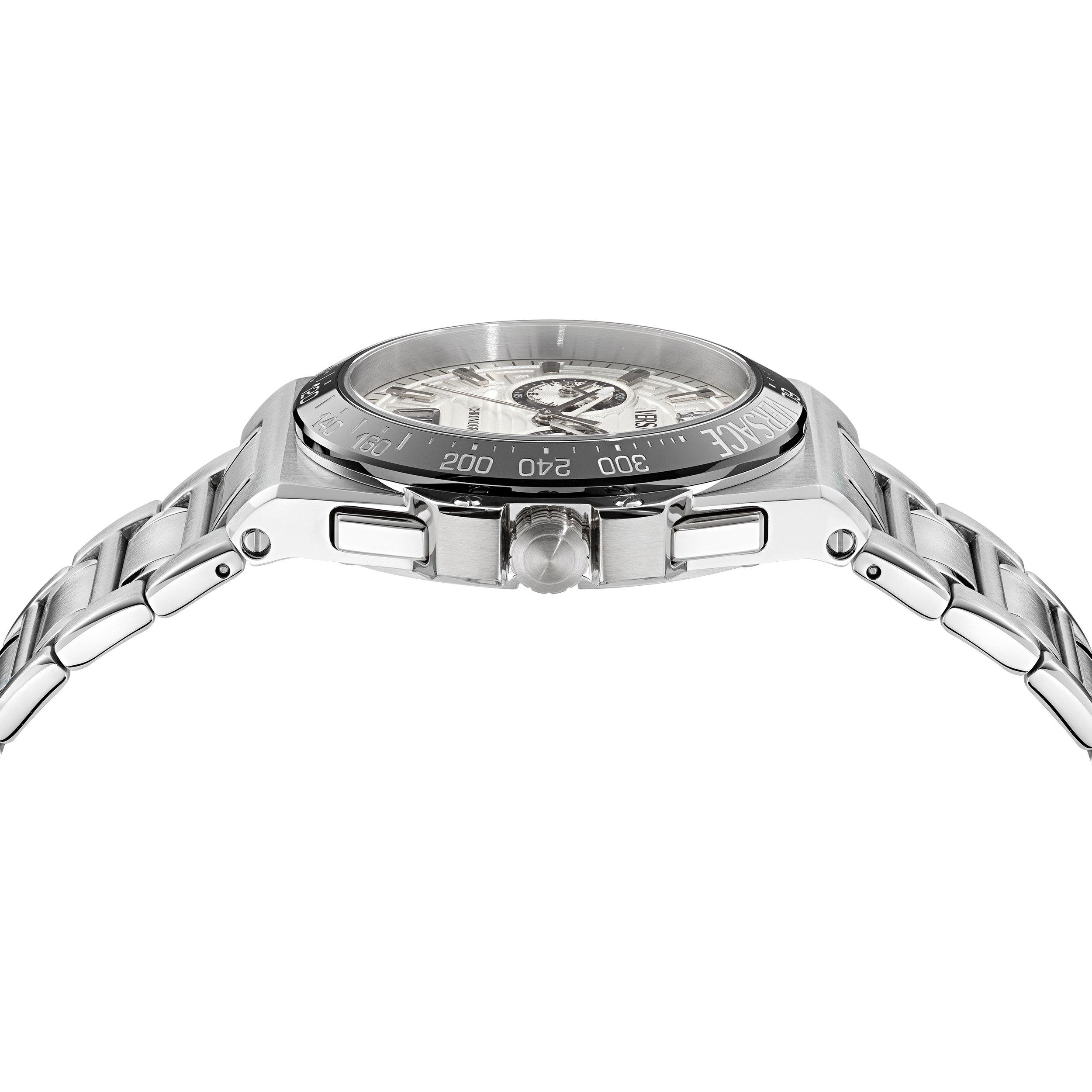Silver/Steel - Versace - Greca Reaction Watch - 2