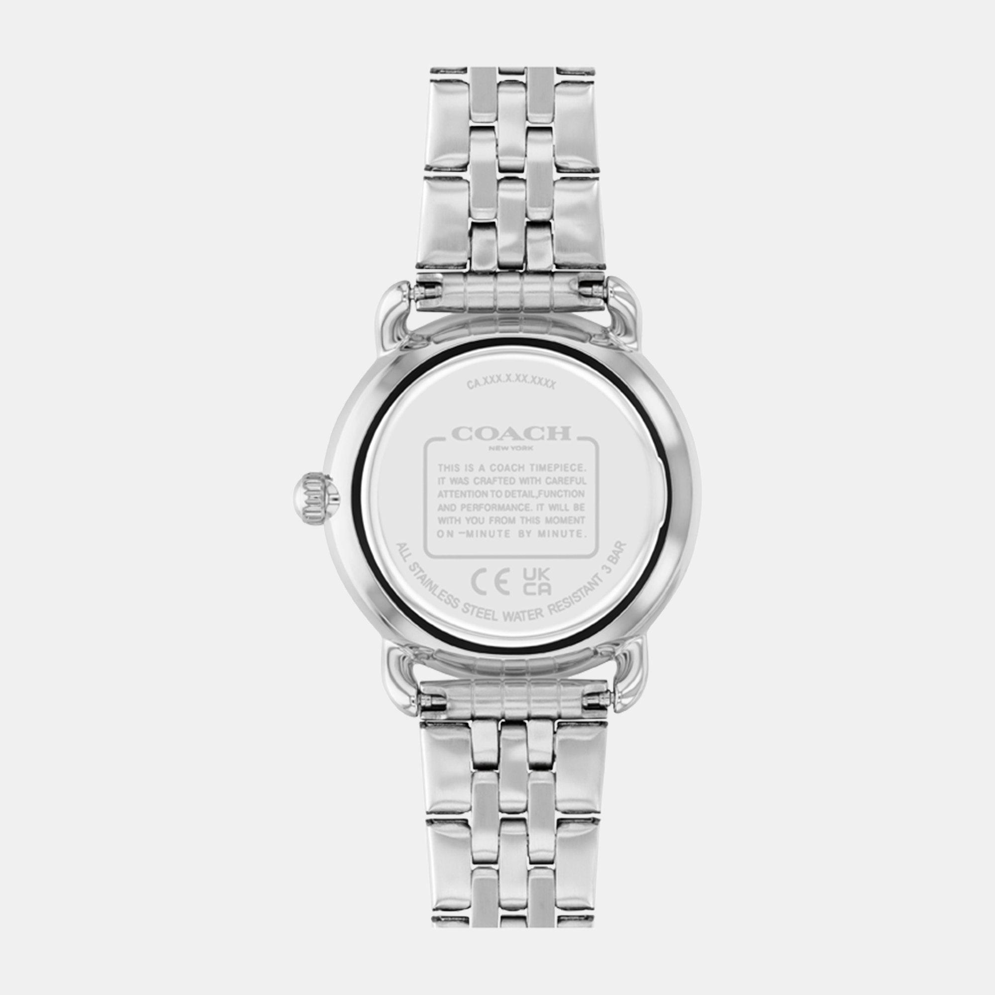 Pink/Silver - Coach - Ladies Elliot Gold IP Bracelet Watch - 3