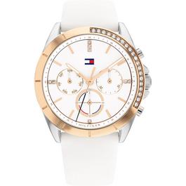 Tommy Hilfiger Ladies Stone Set Bezel Watch