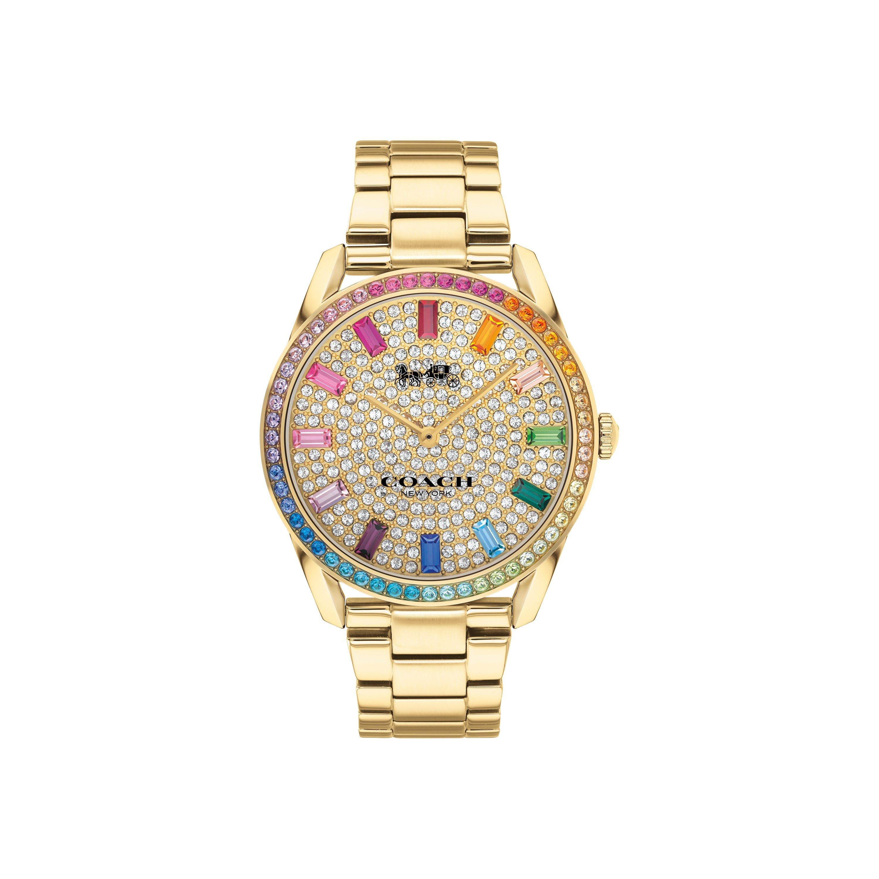 Gold - Coach - Gold Plated Preston Watch - 1