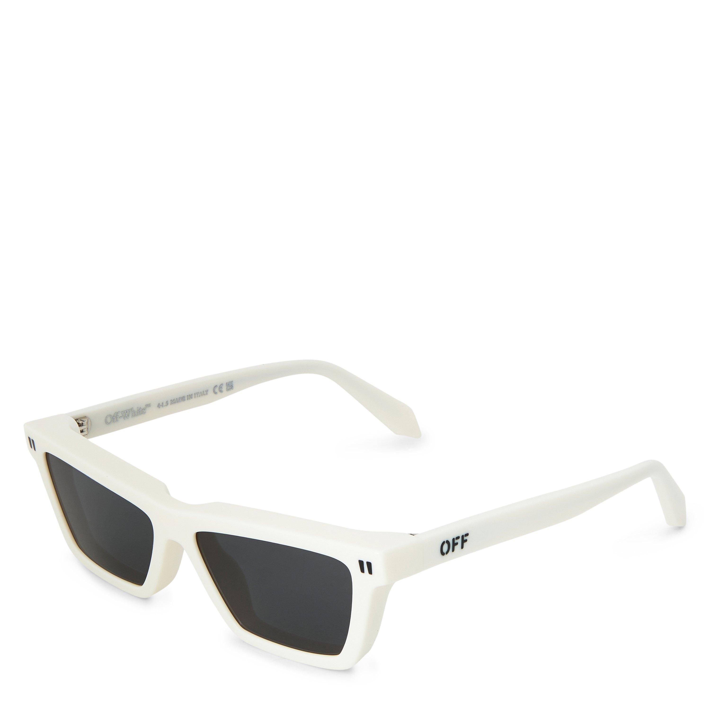 Off White Oeri14nf25pla0011025 Cambridge Round Sunglasses - White Dark Grey