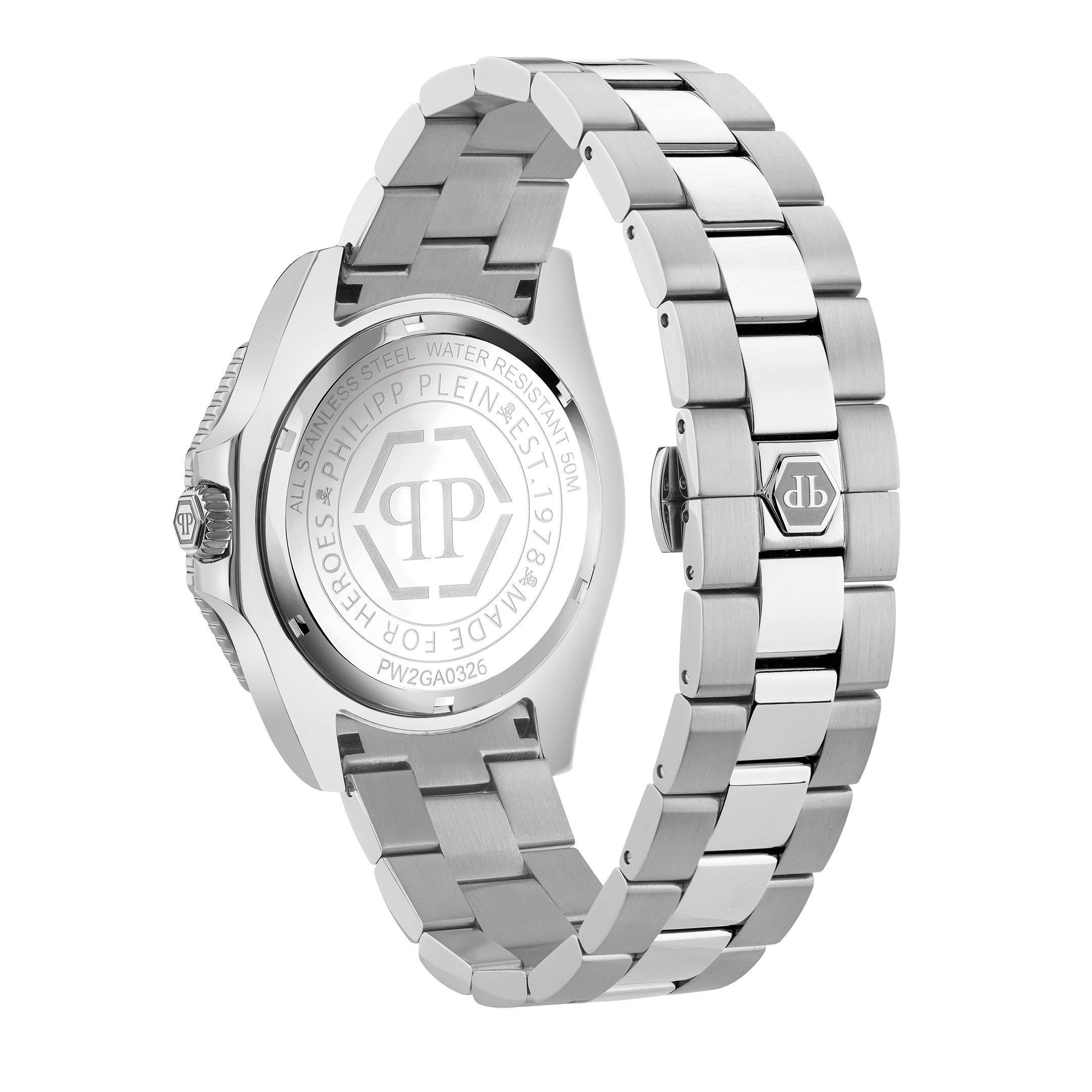 Grey/Silver - Philipp Plein - Men's Hypersport Analogue Quartz Watch - 2