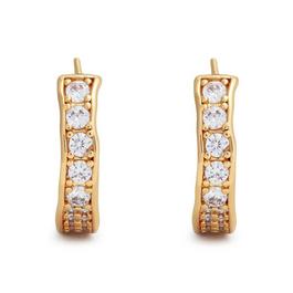 Crystal Haze Small Afrodita Hoops