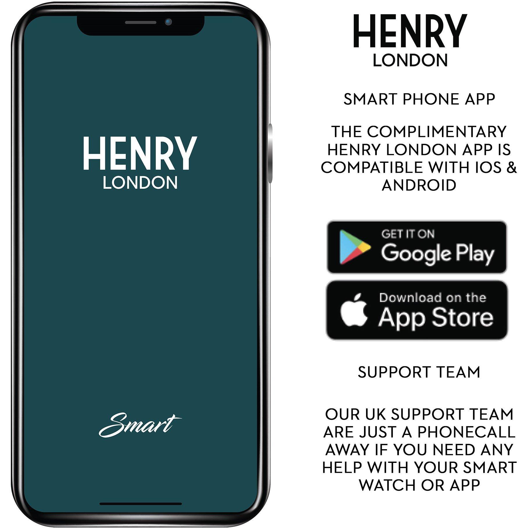 Green - Henry London - Men's Smart Watch - 7
