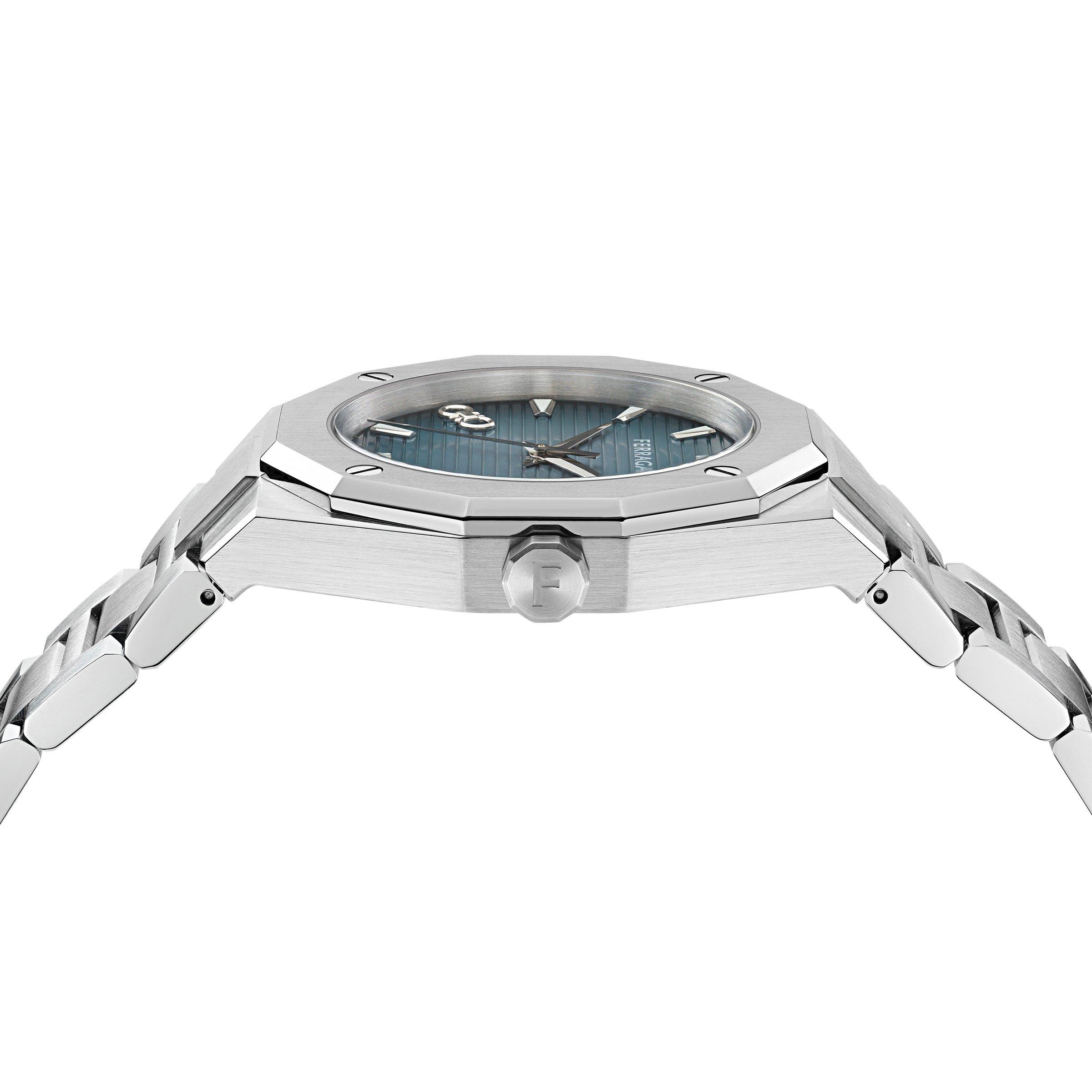 Blue/Silver - Ferragamo - Men's Versillia Analogue Quartz Watch - 2