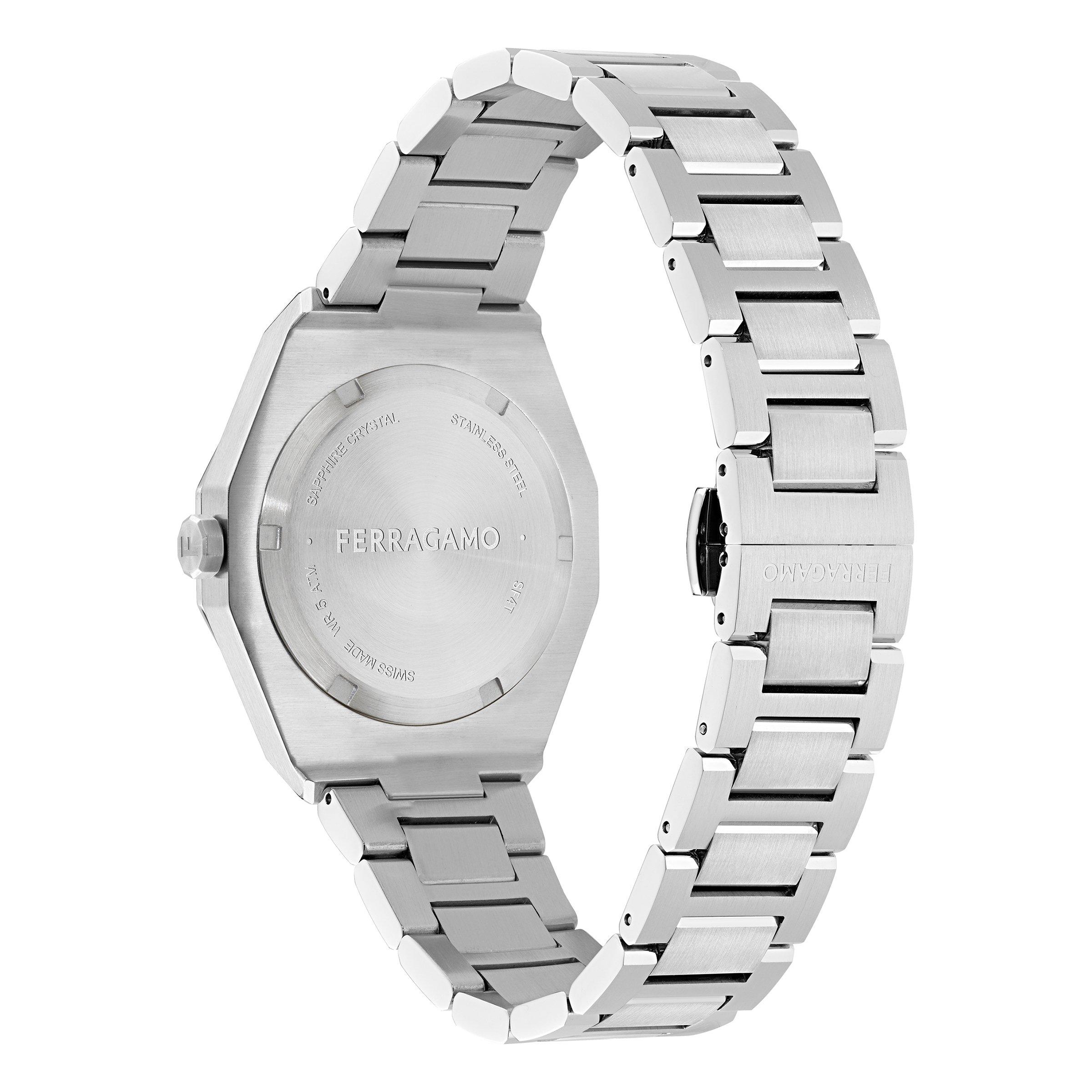 Blue/Silver - Ferragamo - Men's Versillia Analogue Quartz Watch - 3