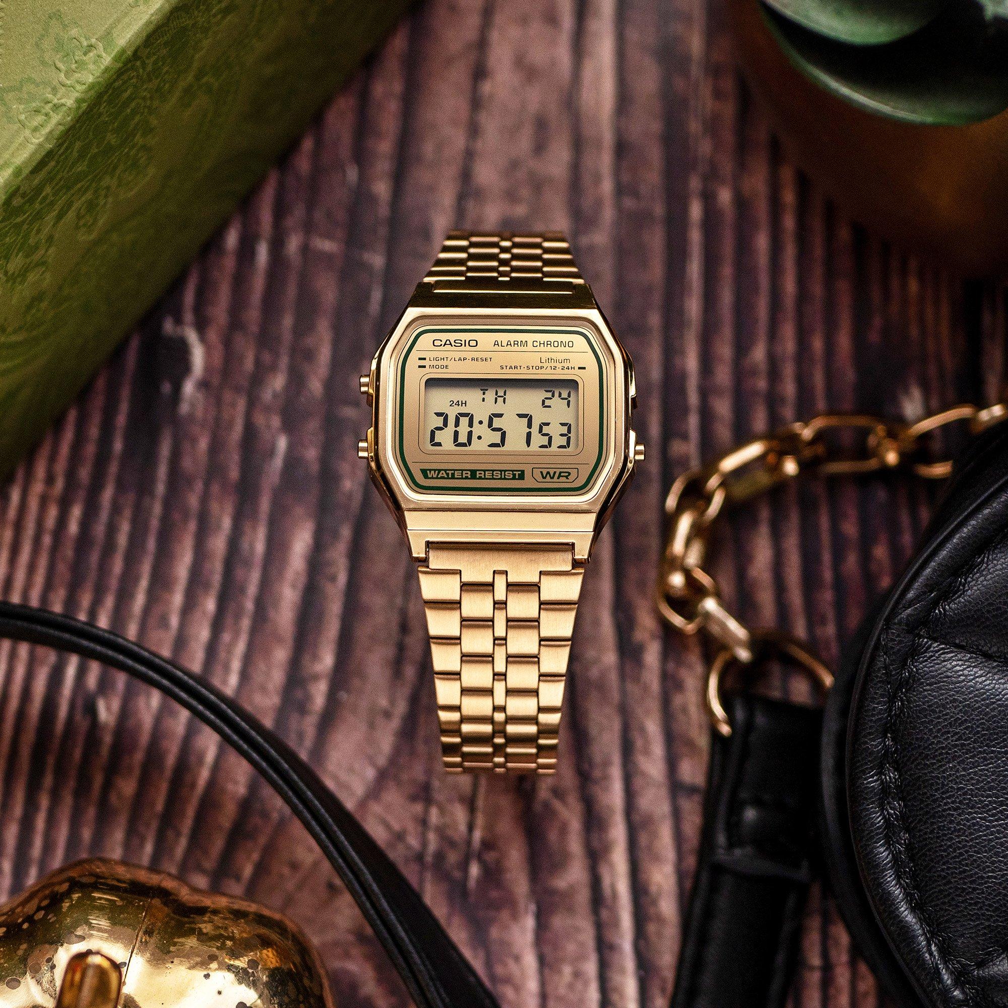 Gold - Casio - Unisex Adults Digital Watches - 4