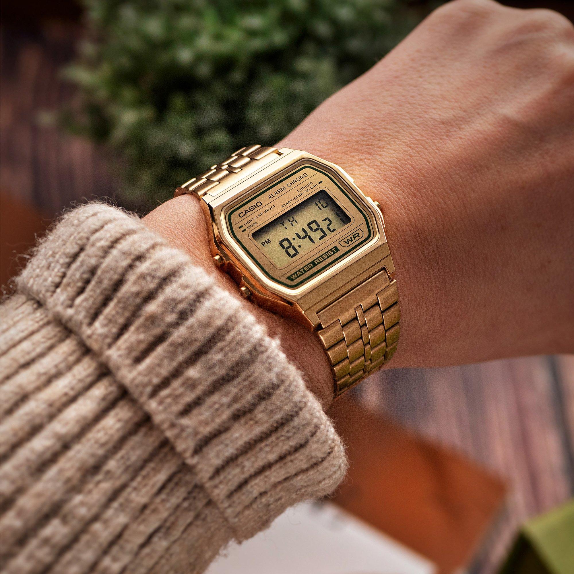 Gold - Casio - Unisex Adults Digital Watches - 6