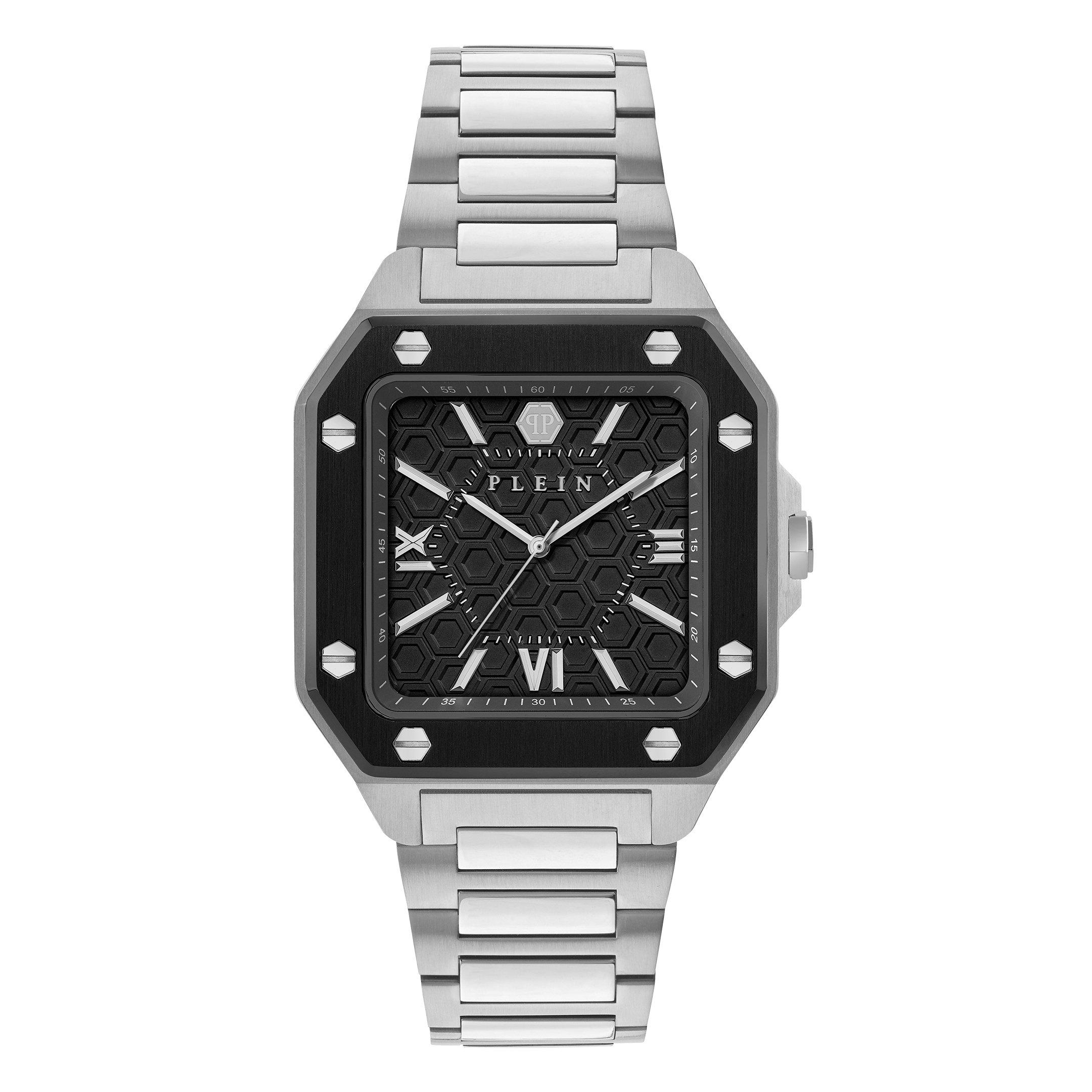 Philipp Plein Men's Rock Couture Analogue Quartz Watch - Black/Two Tone - 42mm