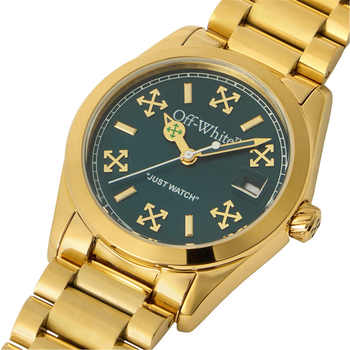 Green/Gold - Off White - Crossing Analogue Quartz Watch - 2