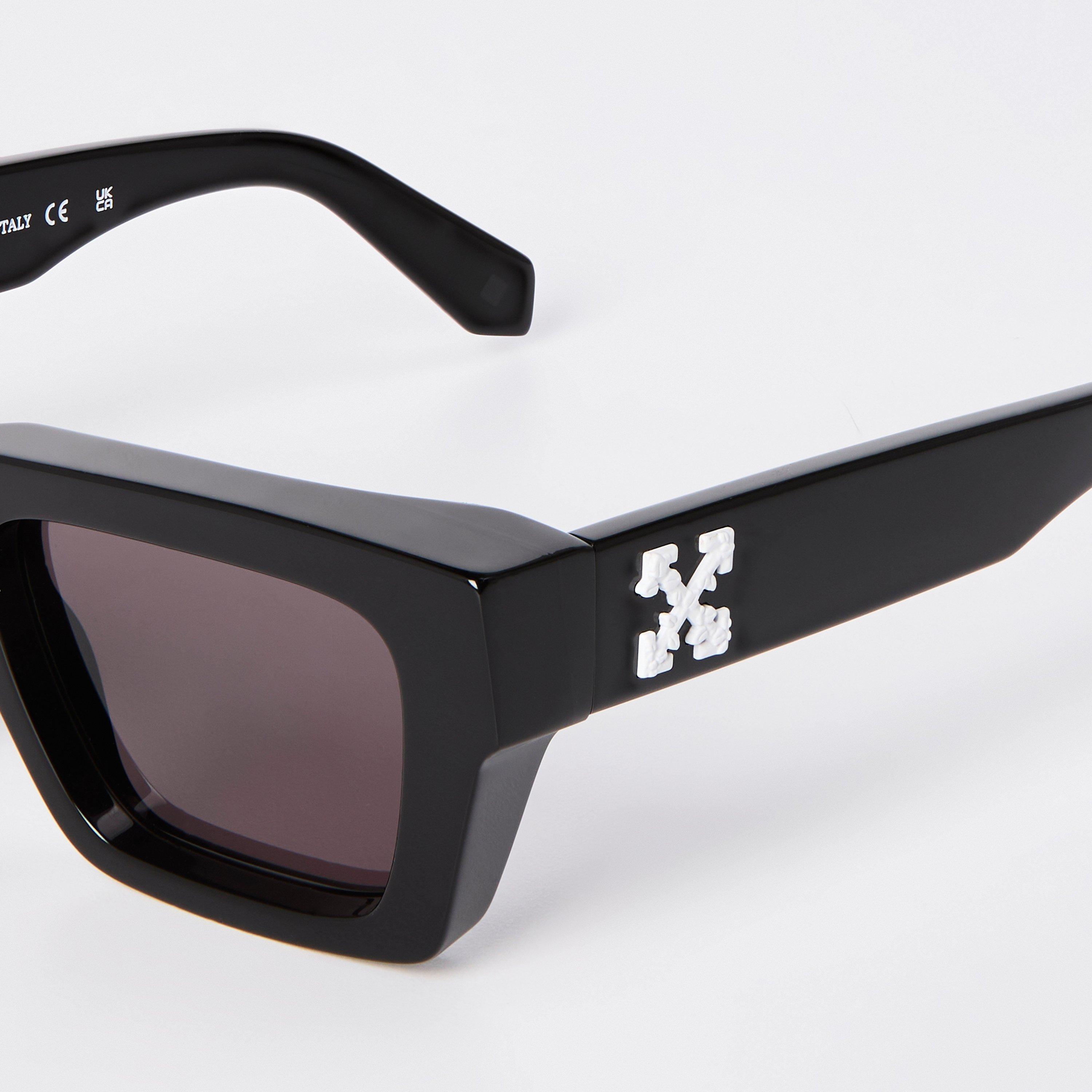 Black/Grey - Off White - Unisex  Oregon 53 Square Sunglasses - 4