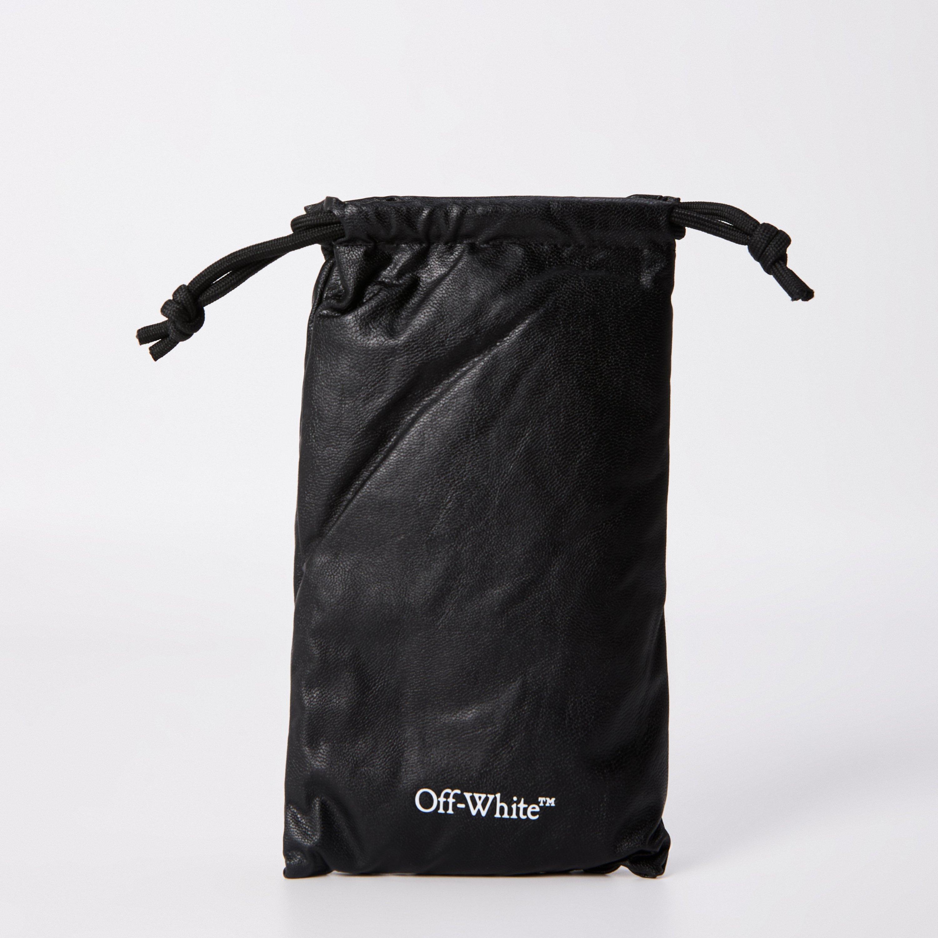 Black/Grey - Off White - Unisex  Oregon 53 Square Sunglasses - 5