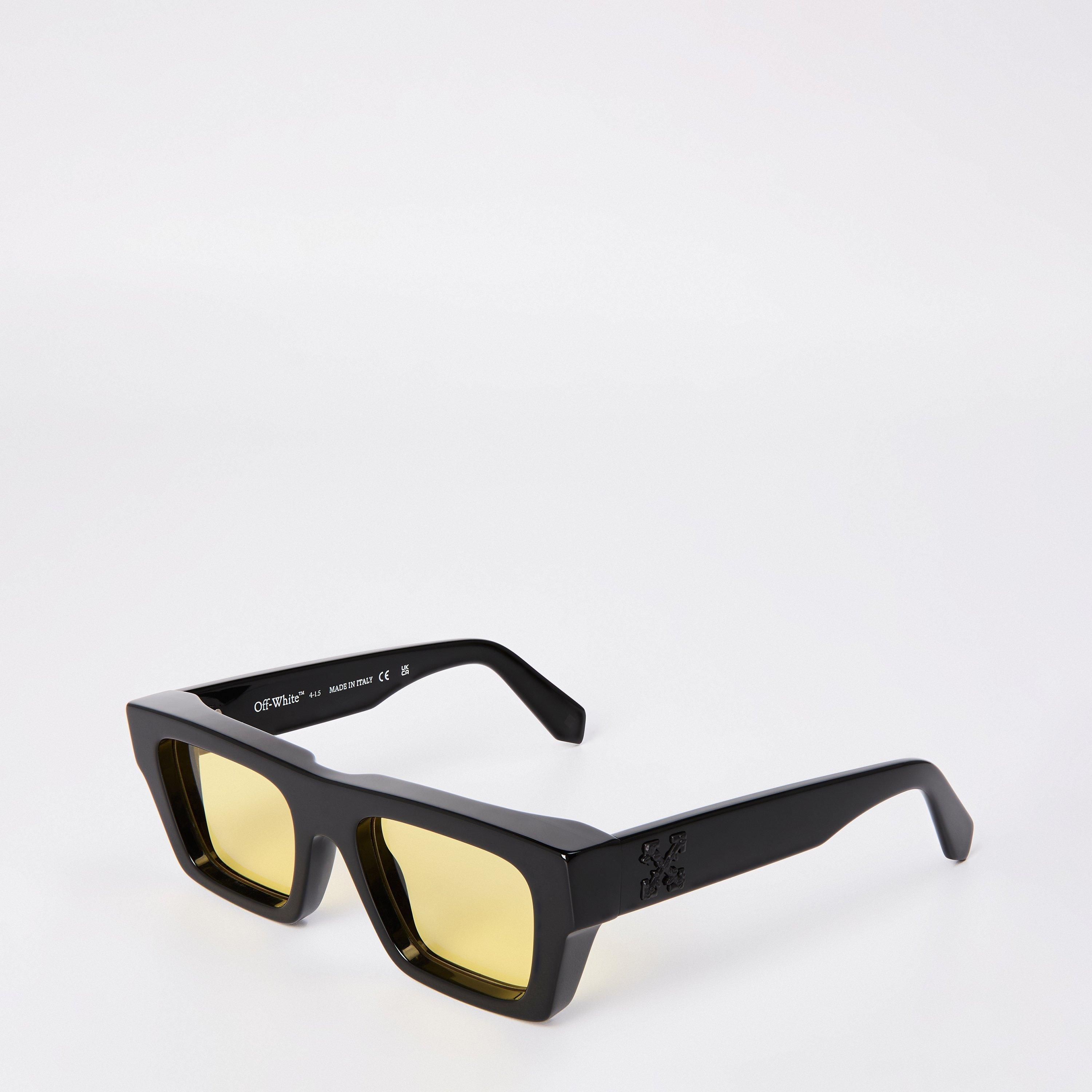 Black/Yellow - Off White - Oregon Square Sunglasses - 1