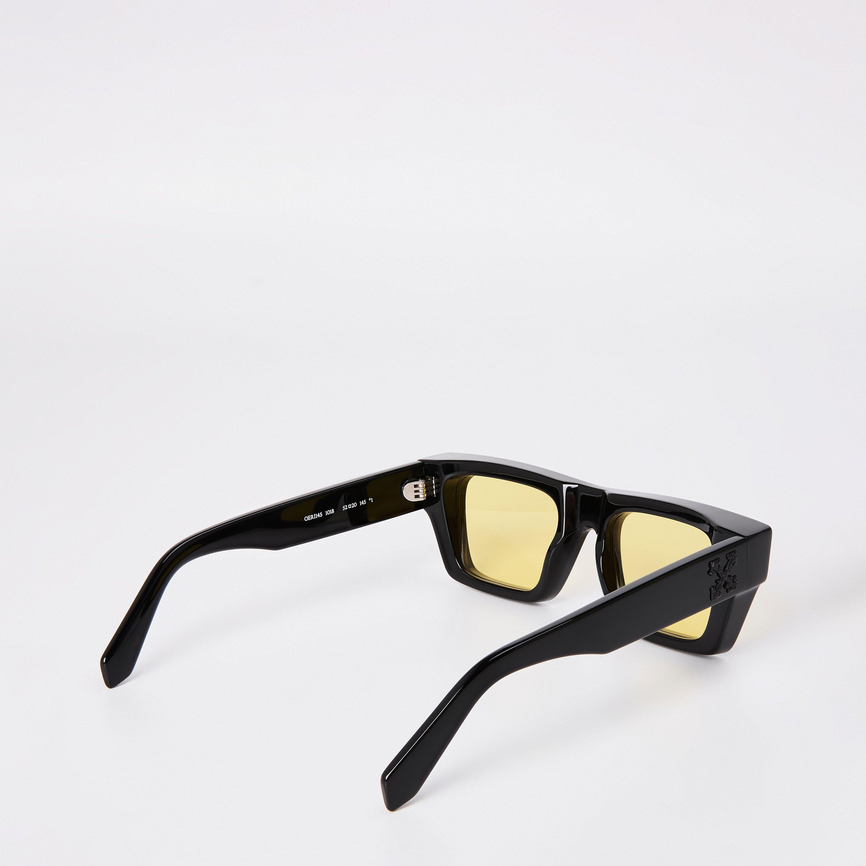 Black/Yellow - Off White - Oregon Square Sunglasses - 2