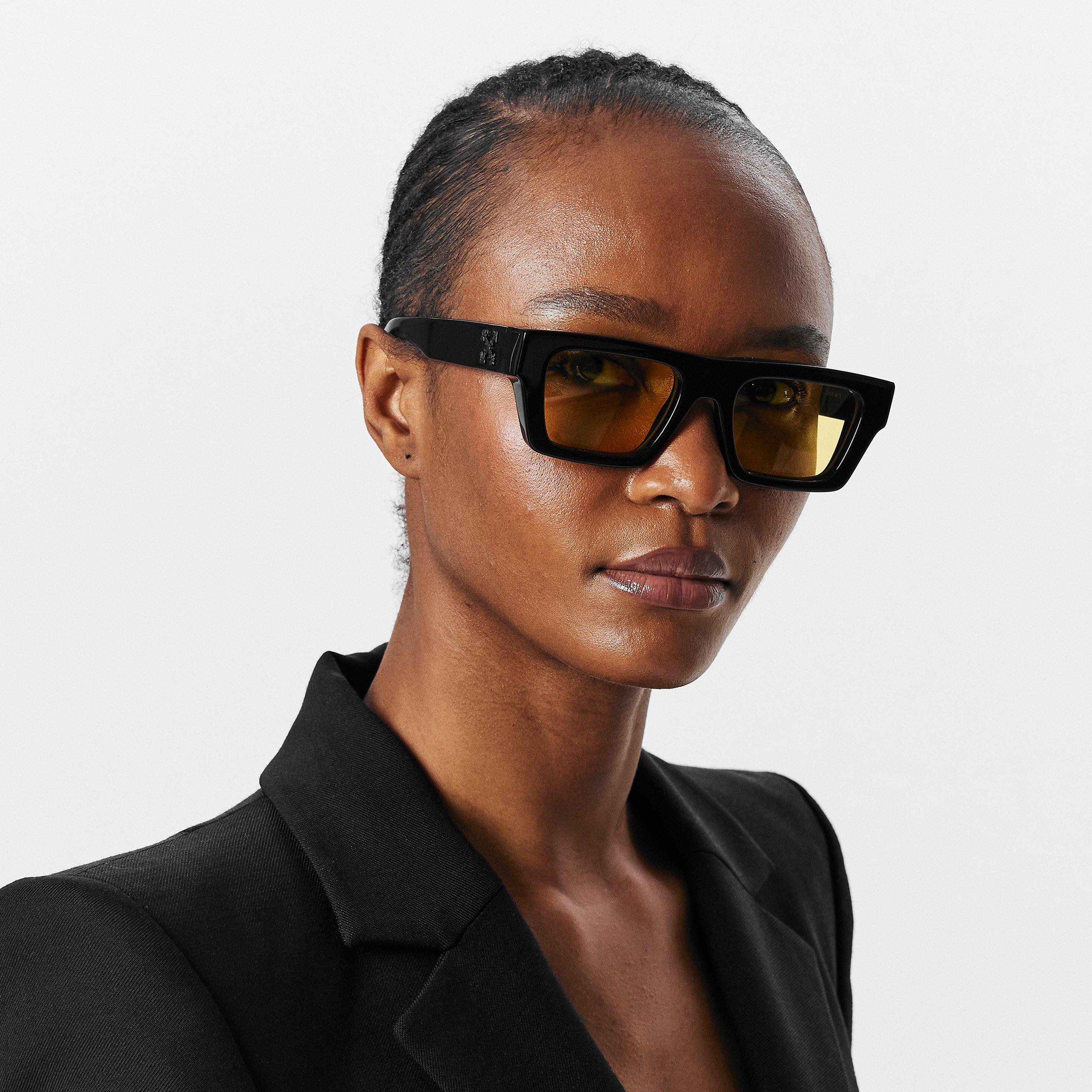 Black/Yellow - Off White - Oregon Square Sunglasses - 3