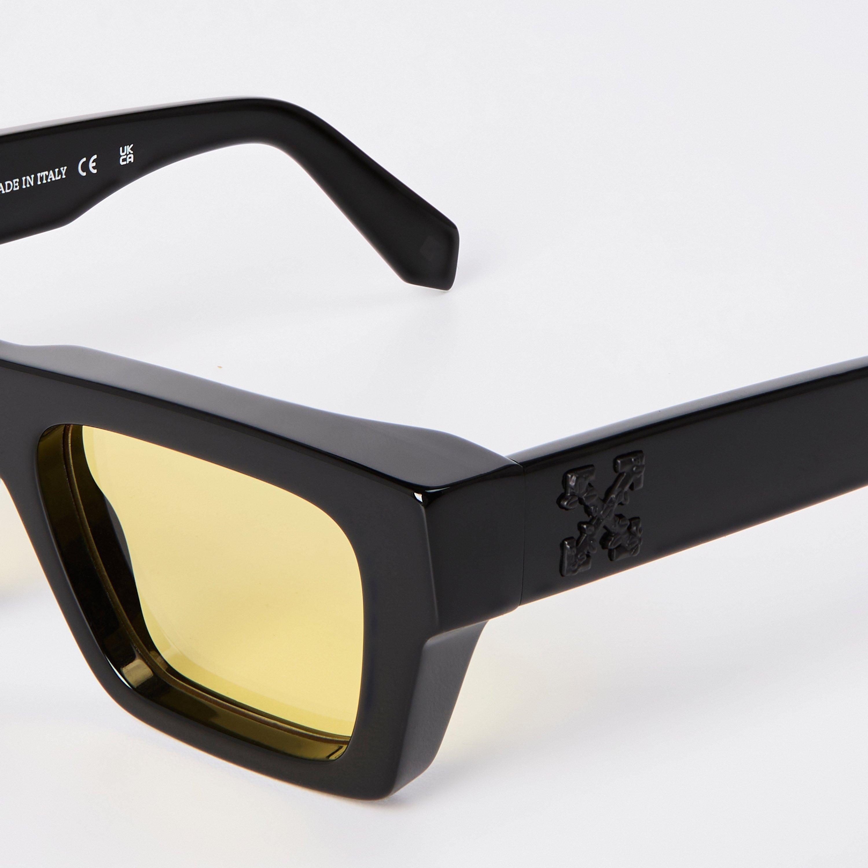 Black/Yellow - Off White - Oregon Square Sunglasses - 4