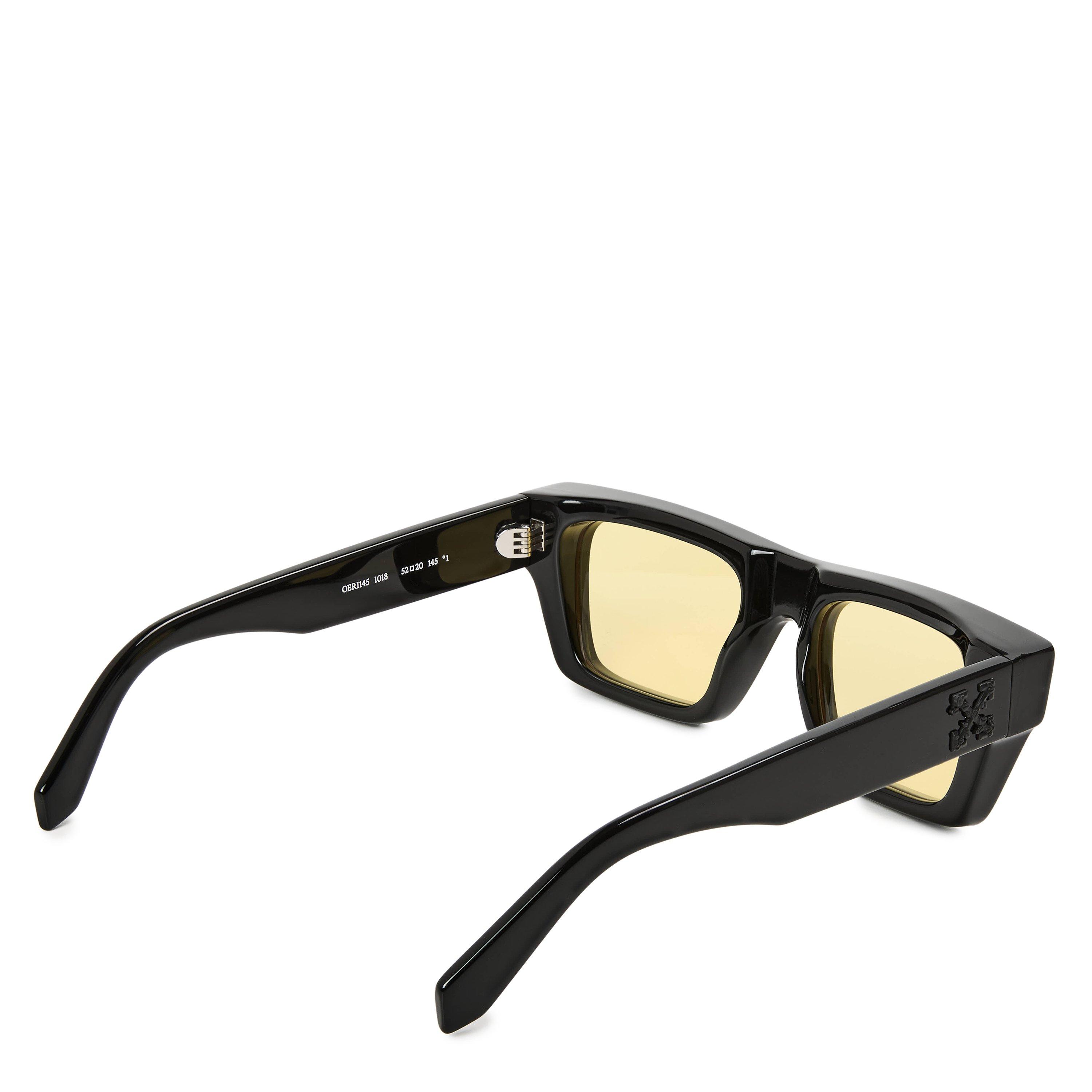 Nero - Giallo - Off White - Oregon Square Sunglasses - 2