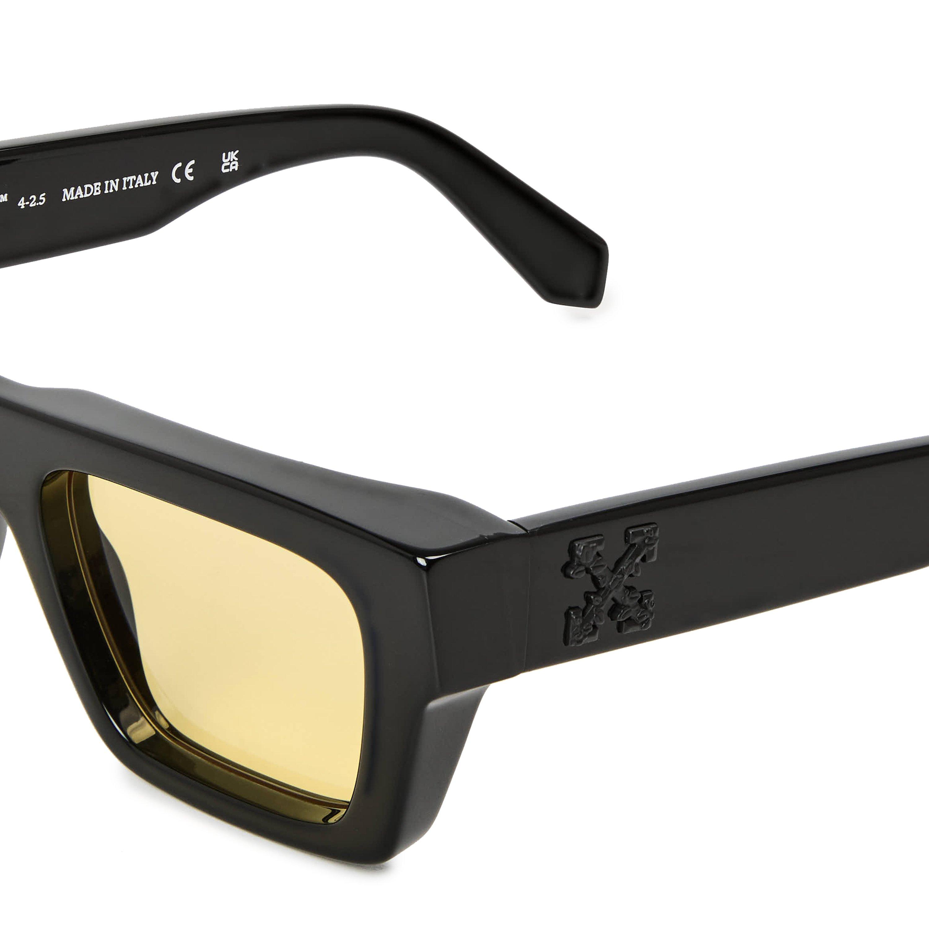 Nero - Giallo - Off White - Oregon Square Sunglasses - 3