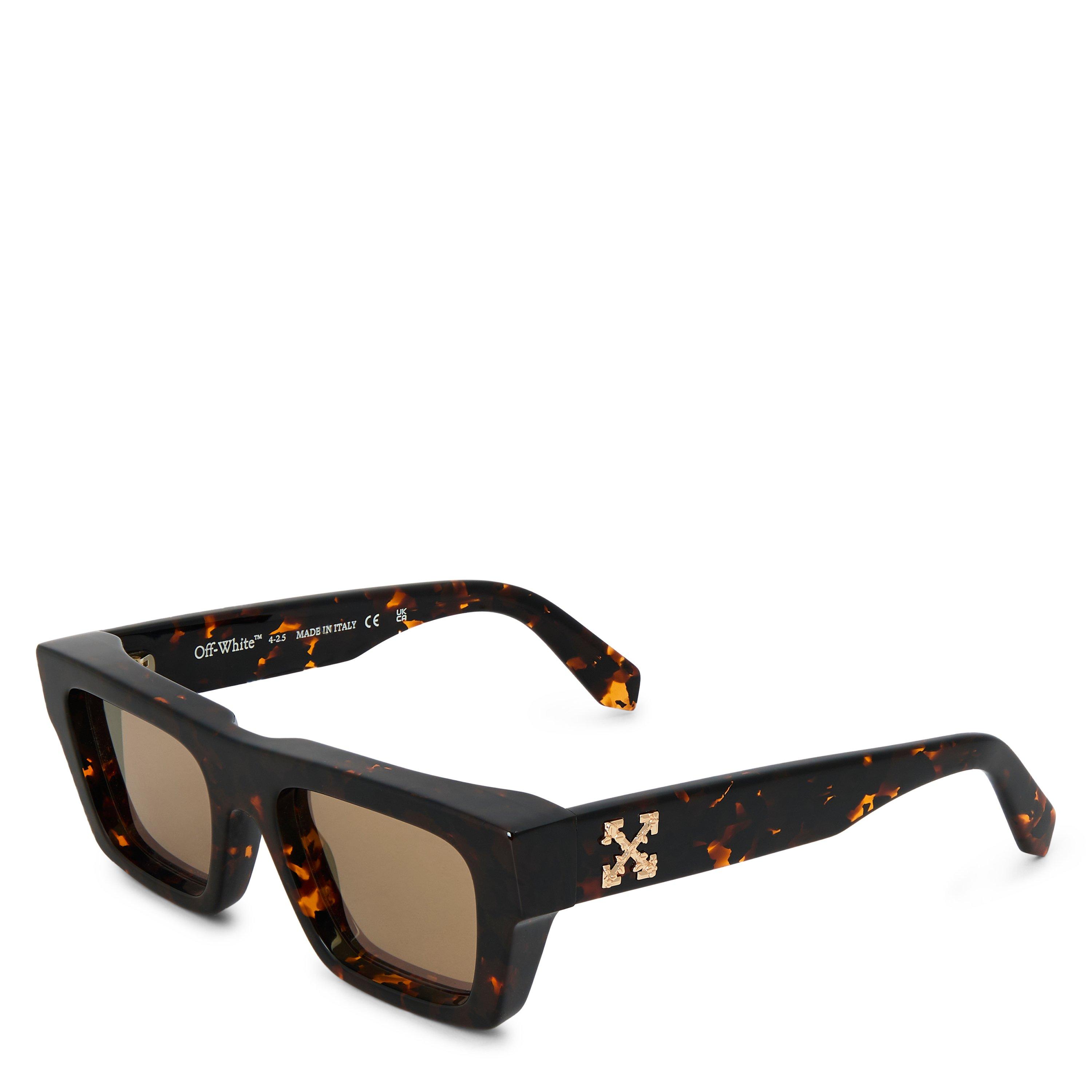 Off White Oregon Square Sunglasses - Dark Havana