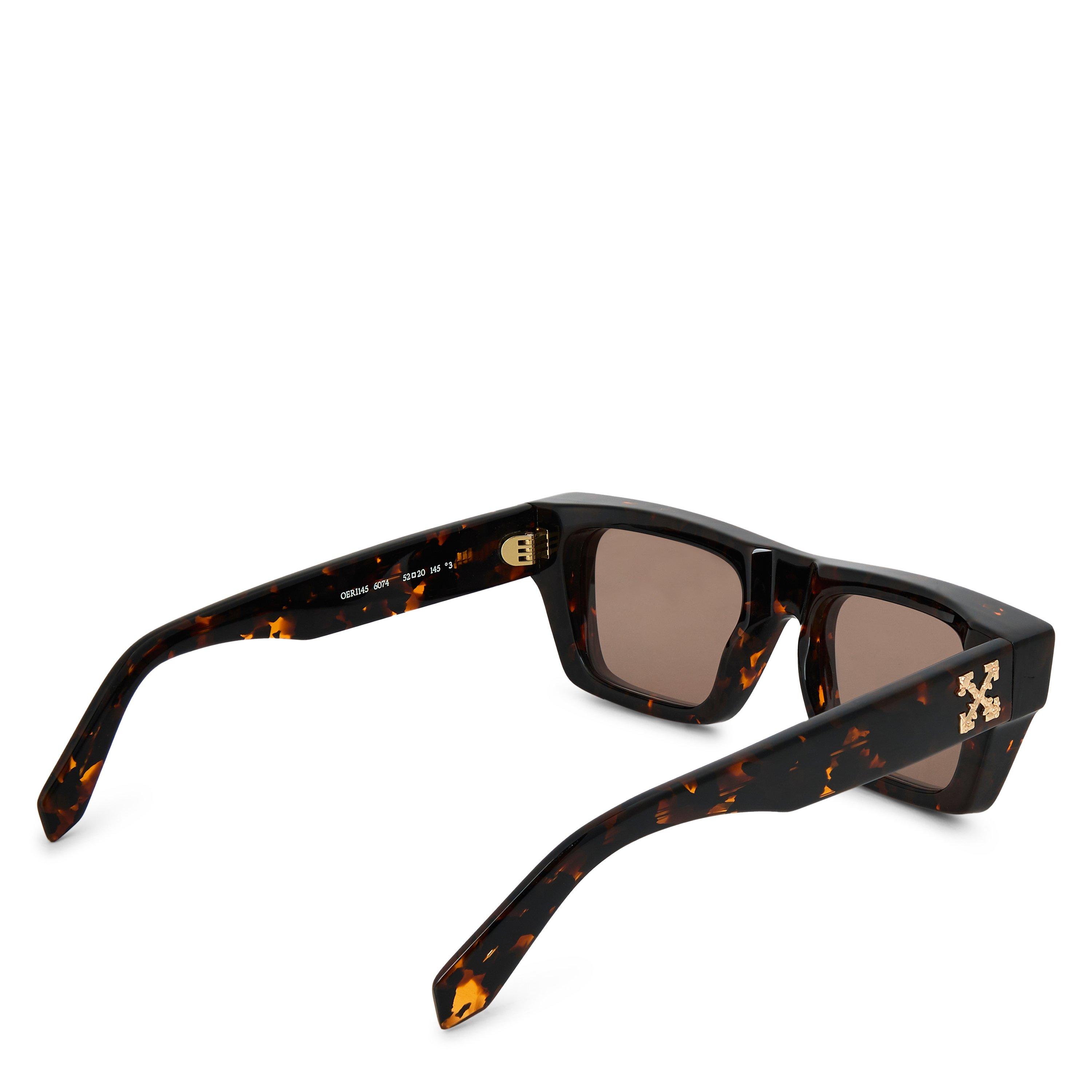 Dark Havana - Off White - Oregon Square Sunglasses - 2