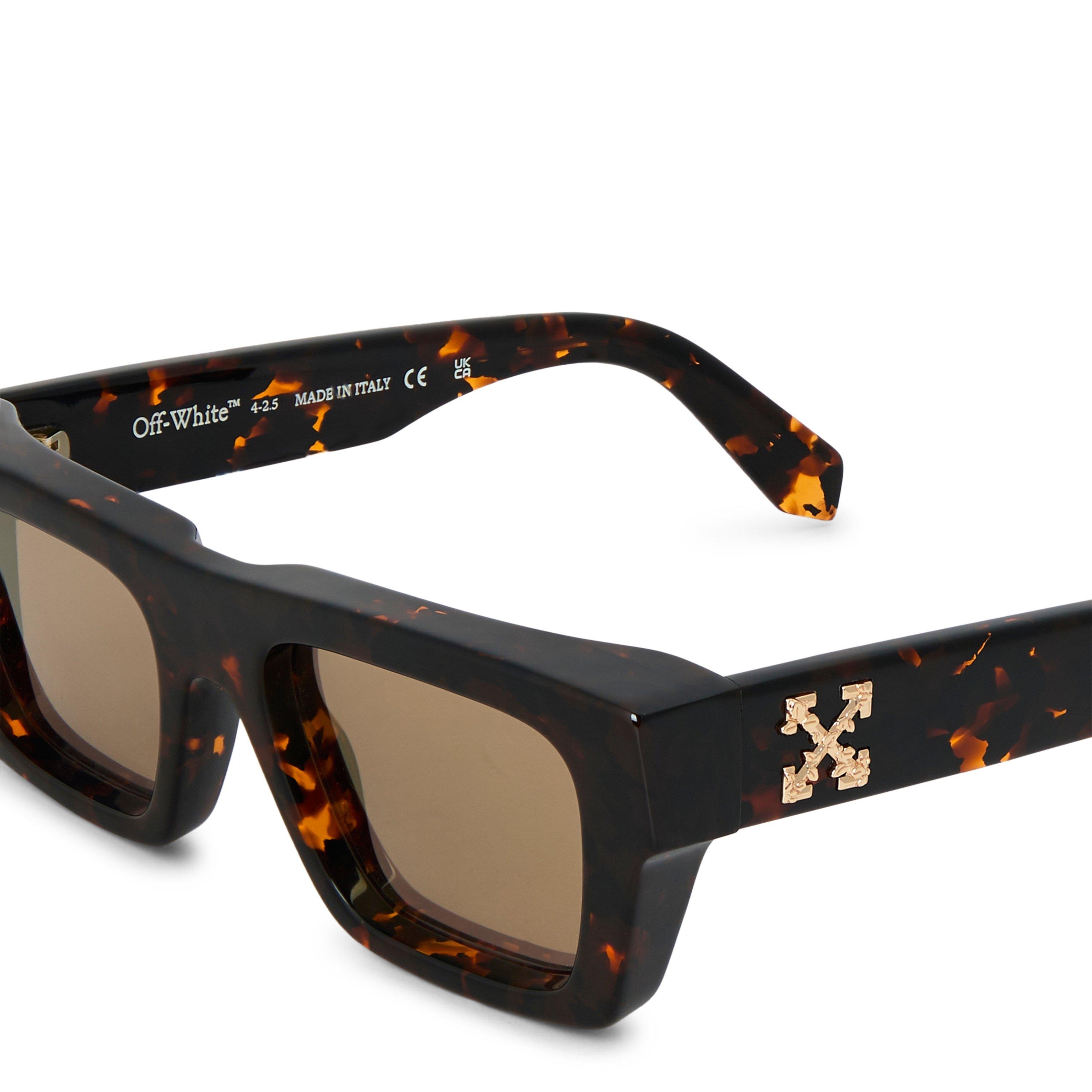 Dark Havana - Off White - Oregon Square Sunglasses - 3