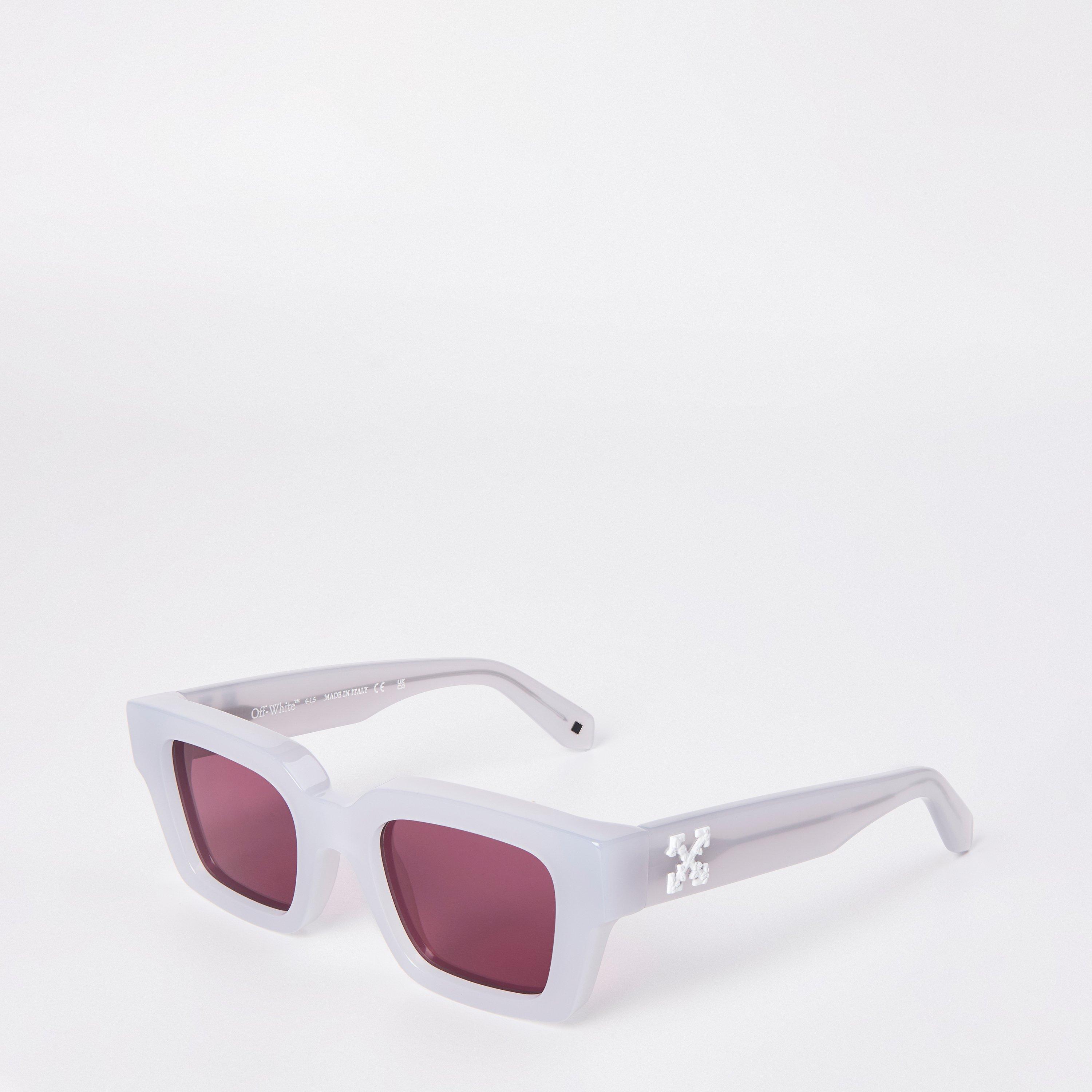 Off White  Virgil Sung Sunglasses - Grey/Burgundy - Medium