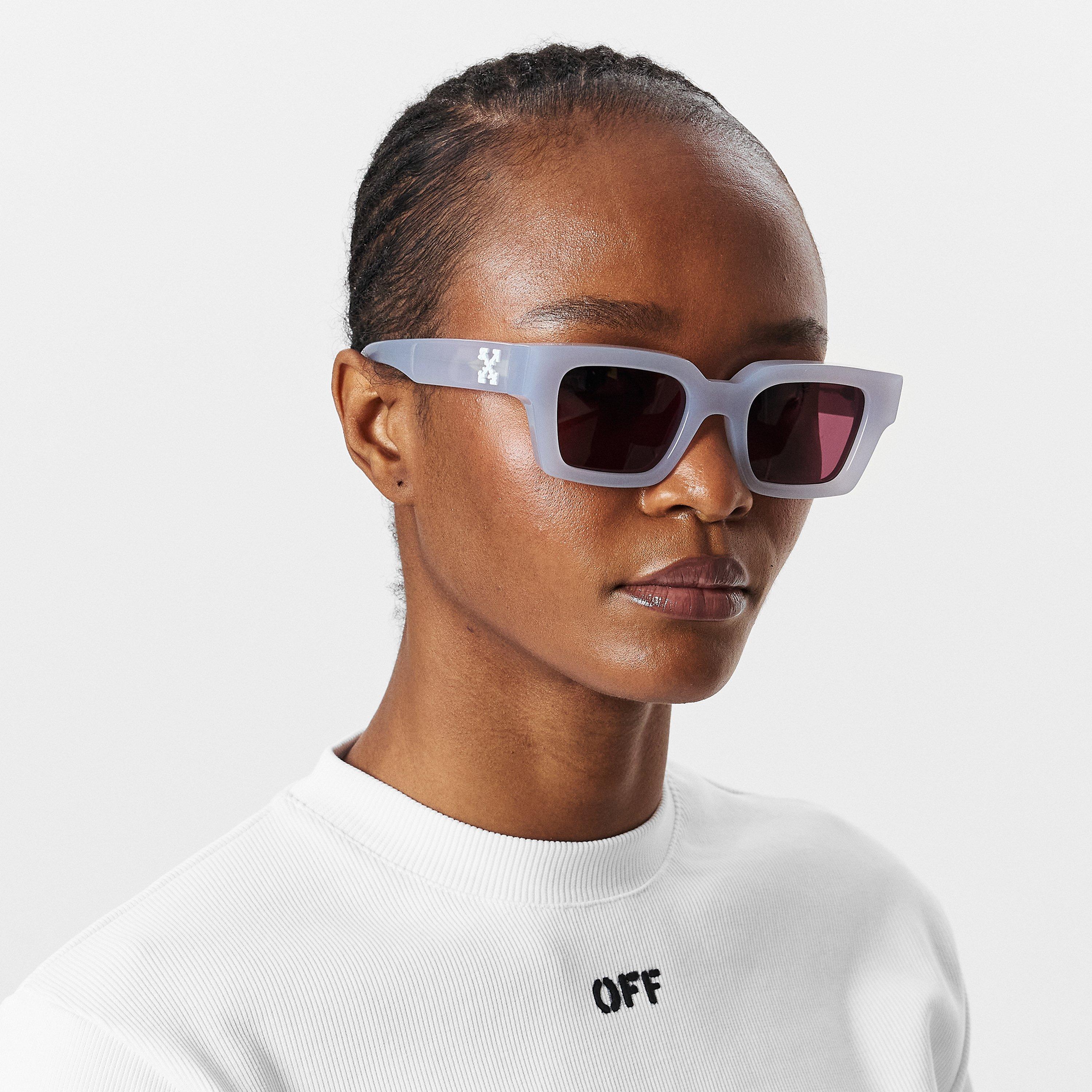 Grey/Burgundy - Off White - Virgil Sung Sunglasses - 3