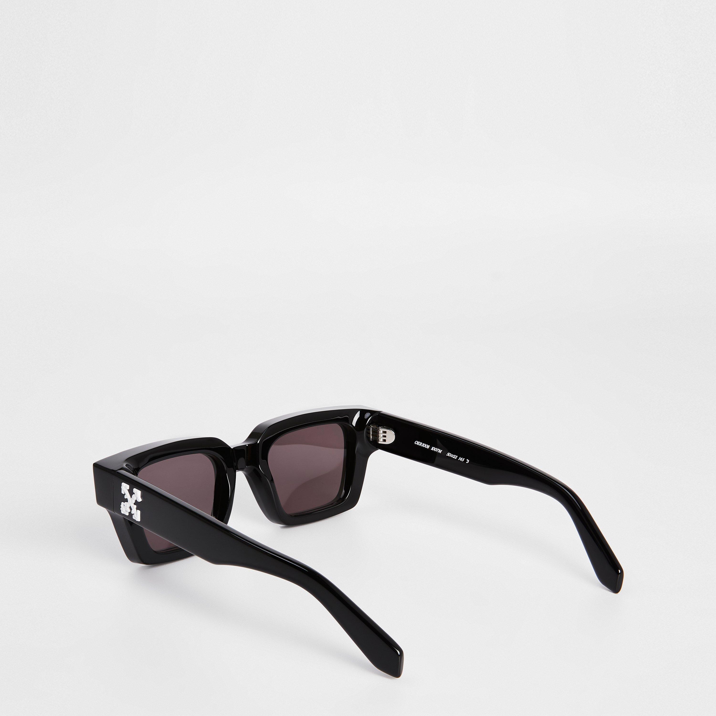 Black/Grey - Off White - Unisex  Virgil Sung 53 Square Sunglasses - 2