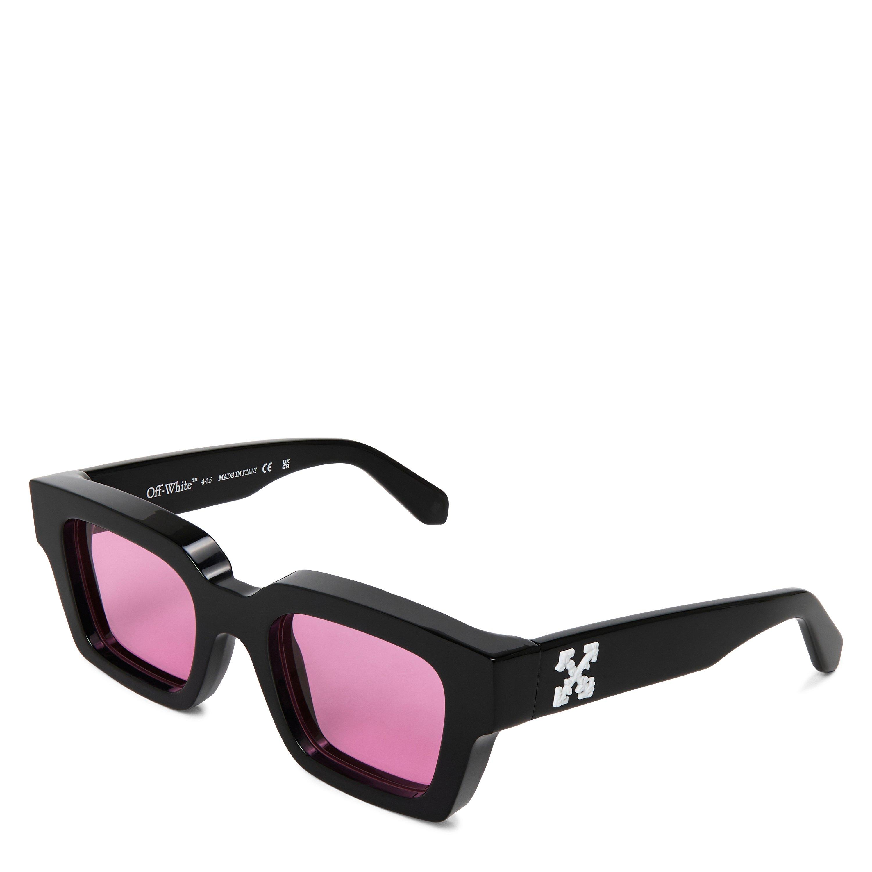 Off White Virgil Sung Sunglasses - Black - Pink - Medium