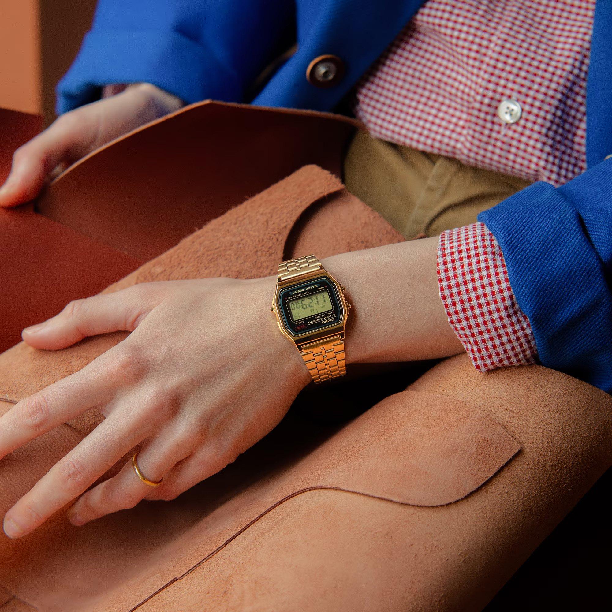 Gold - Casio - Adults Digital Watches - 6