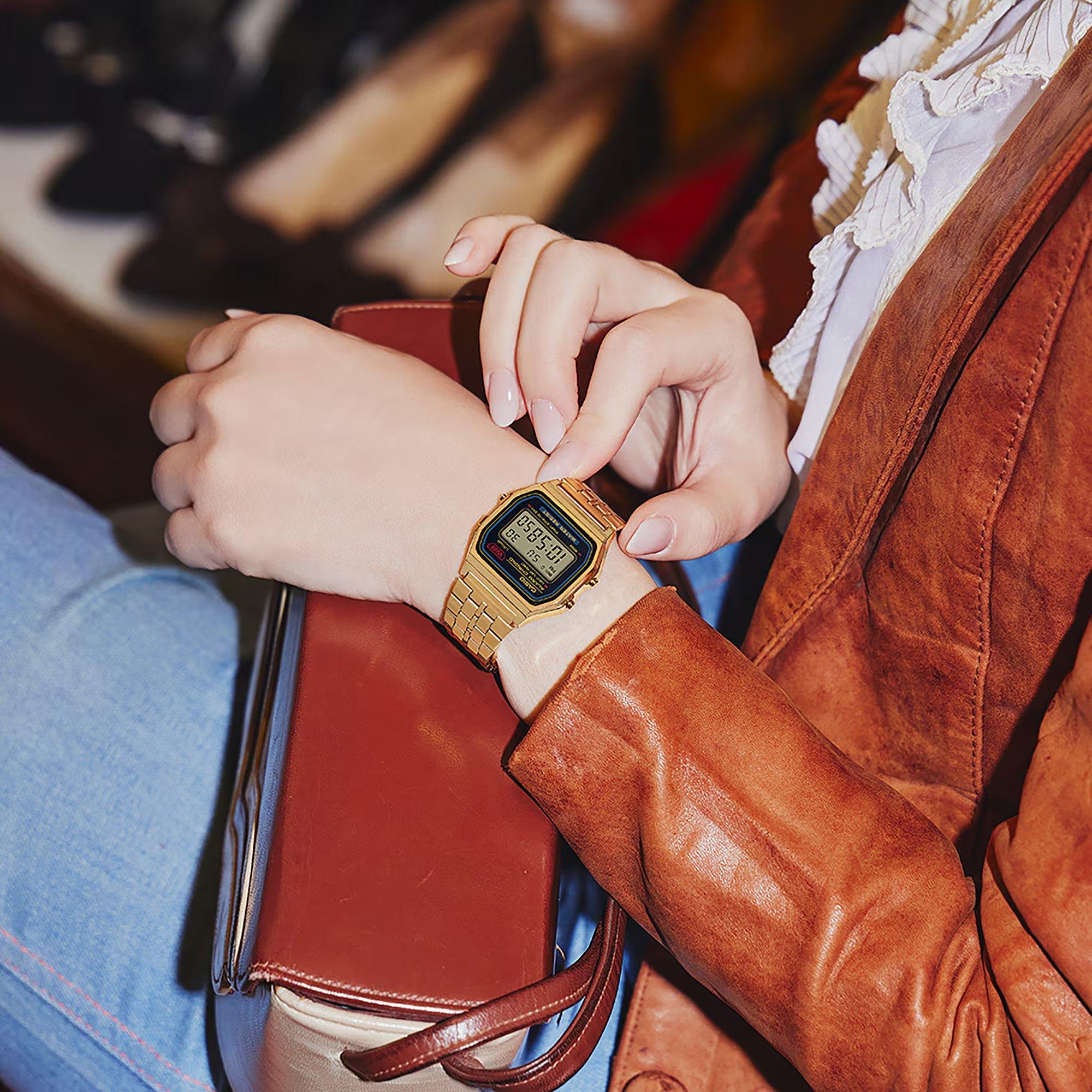 Gold - Casio - Adults Digital Watches - 7