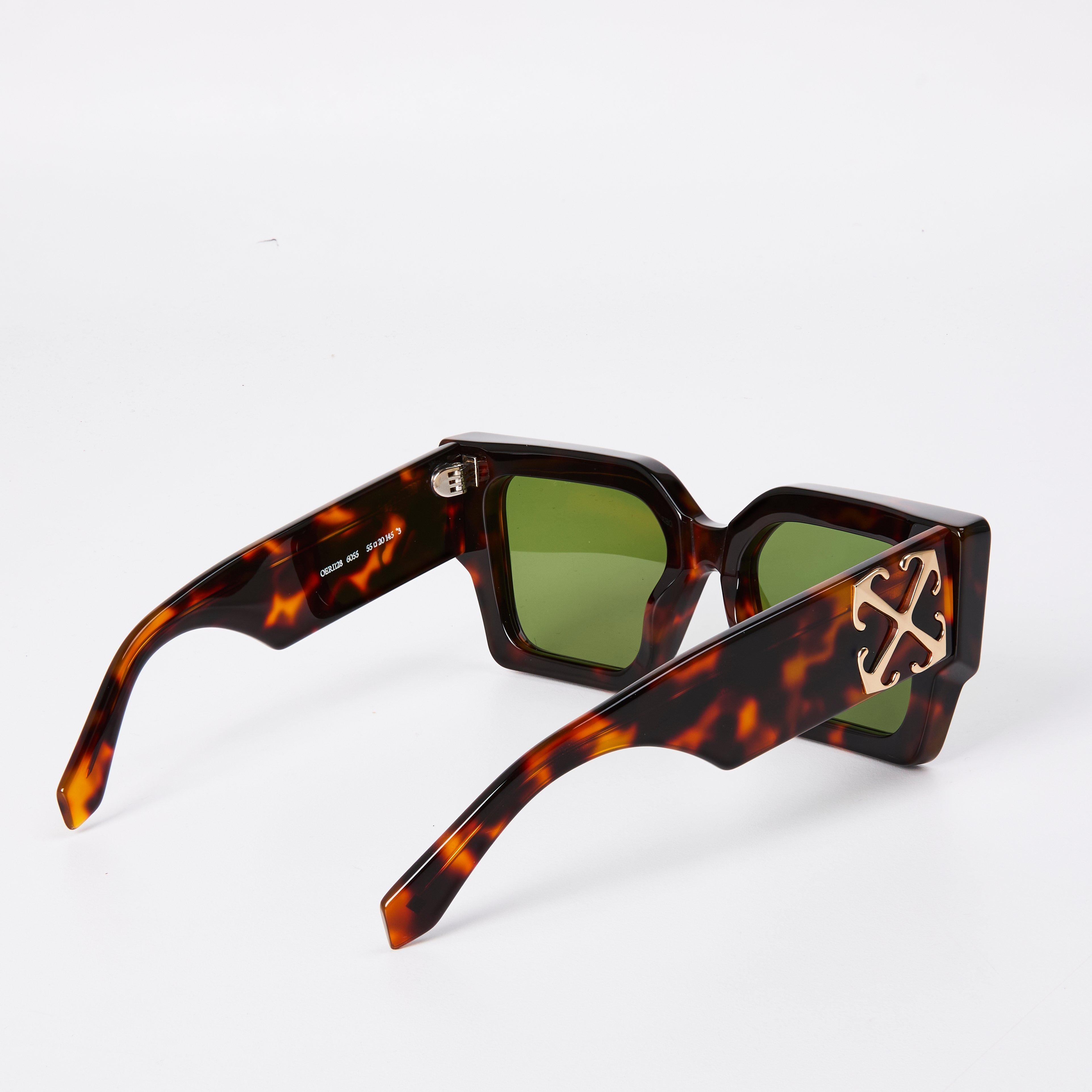 Havana/Green - Off White - Manchester Sun 53 Square Sunglasses - 2