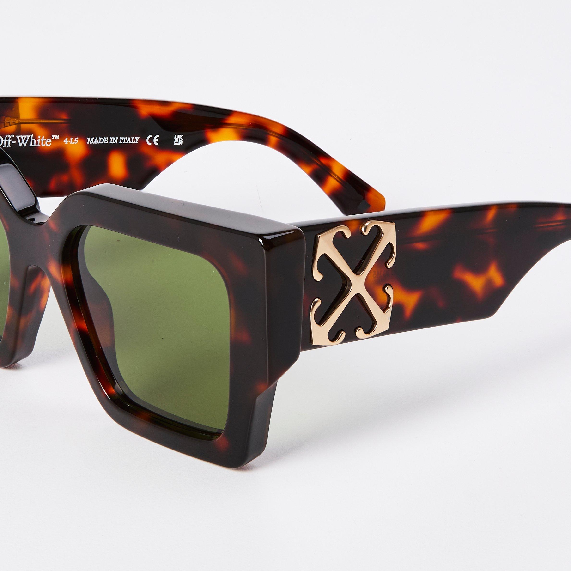 Havana/Green - Off White - Manchester Sun 53 Square Sunglasses - 4