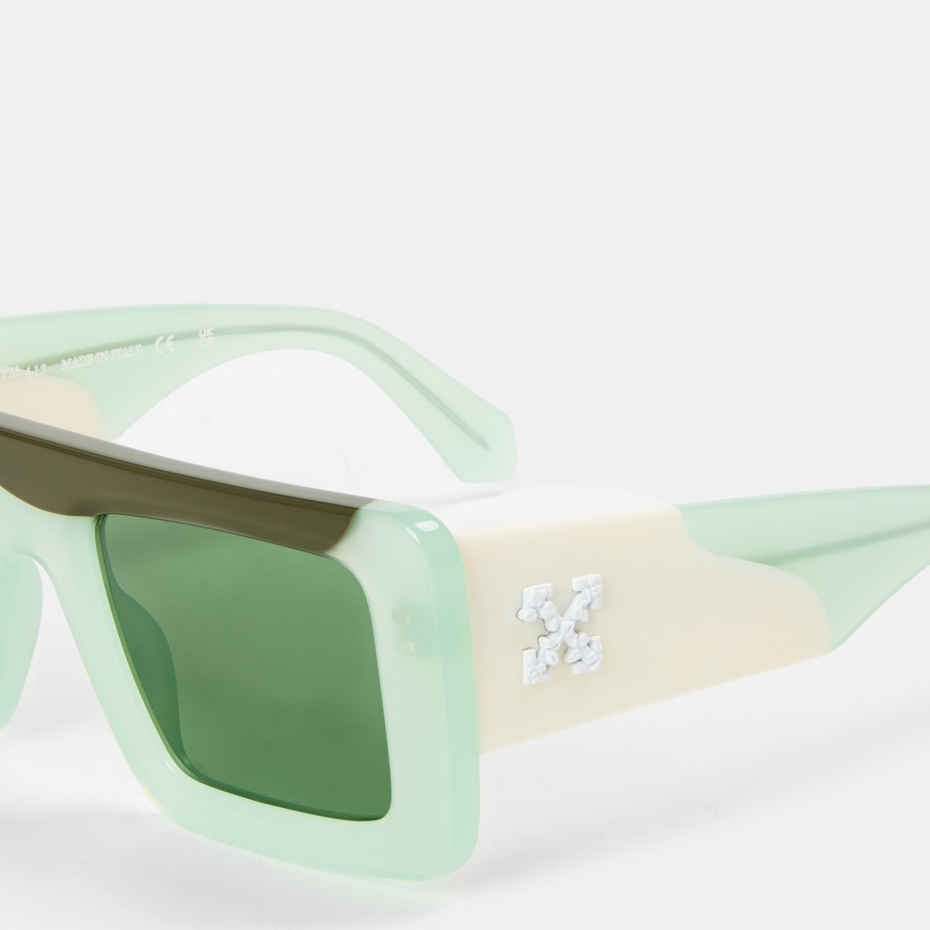 Meerkleurig - Off White - Geometric UV Protection Square Sunglasses - 3