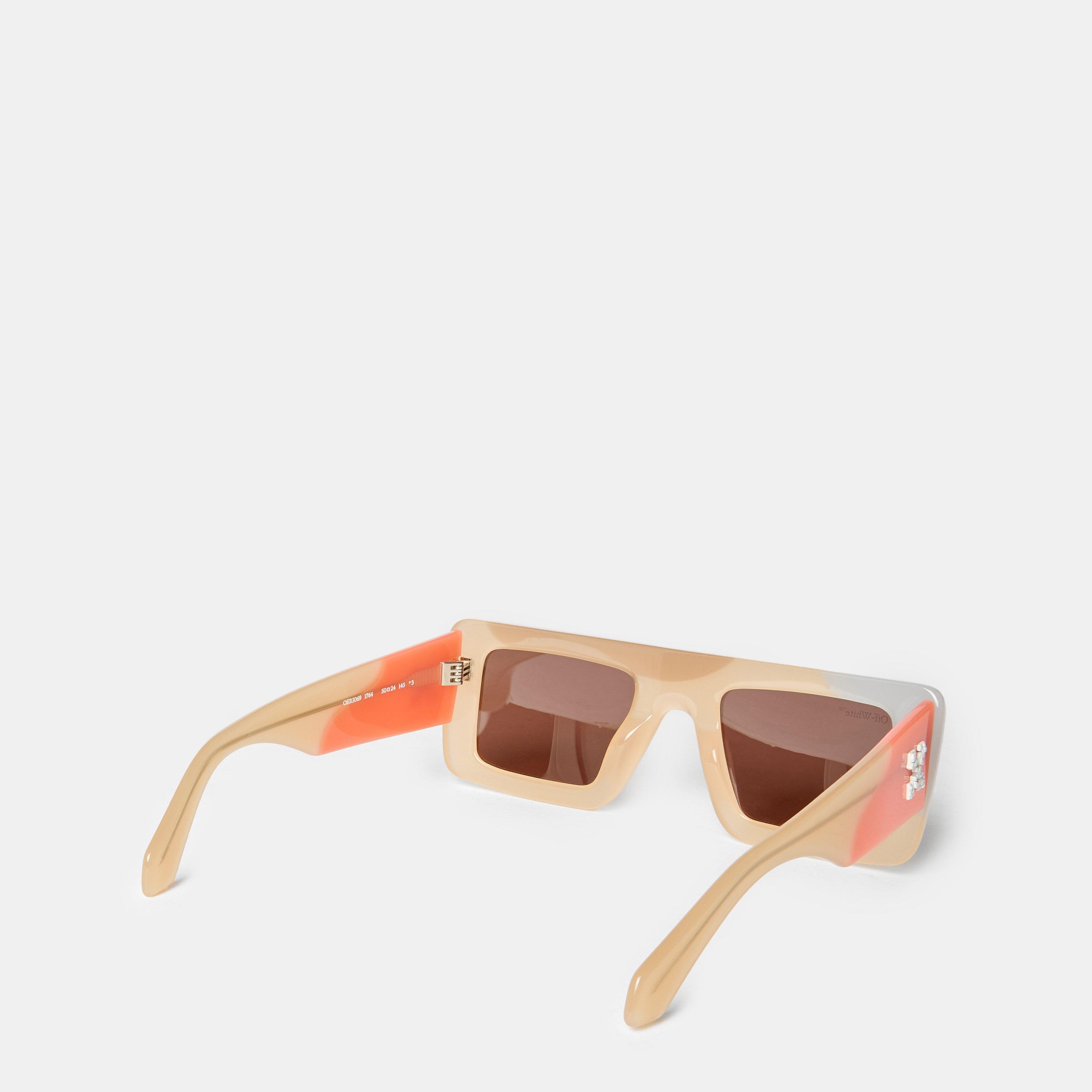 Multi - Off White - Unisex Square Sunglasses - 2